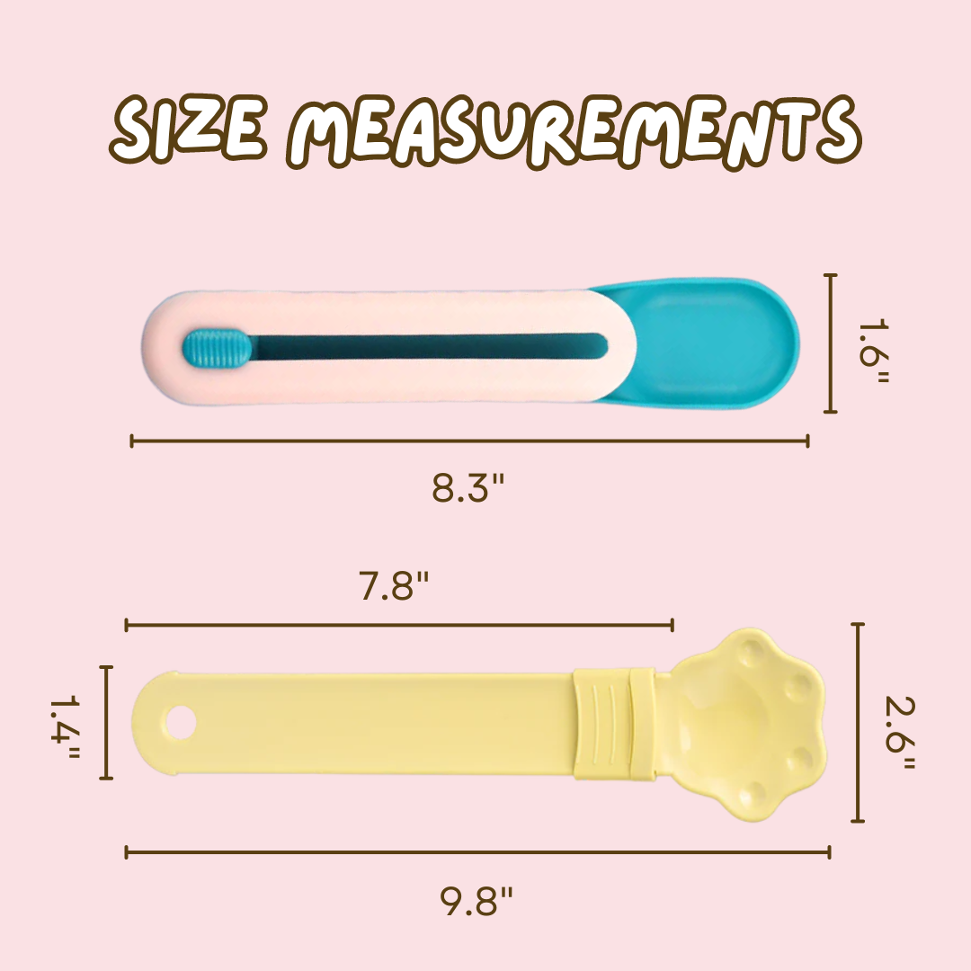 Cat Wet Treat Spoon | Easy-to-Use Squeeze Tool for Feeding Wet Cat Treats and Canned Food