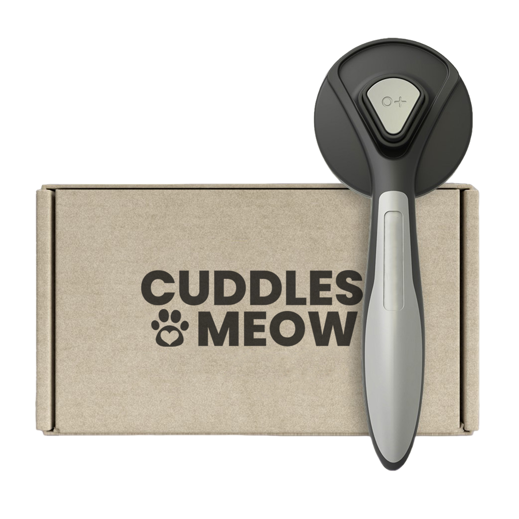 Furry Cat Brush | Self-Cleaning Grooming Brush for Loose Hair, Tangles, and Massaging Cats