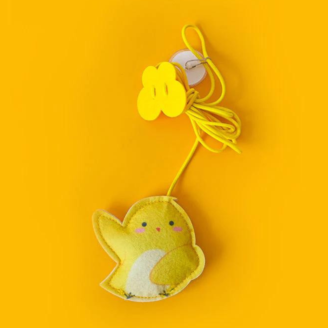 Dangling Cat Toy Set 6 PCS | Interactive Hanging Toys for Indoor Cats with Adjustable Height
