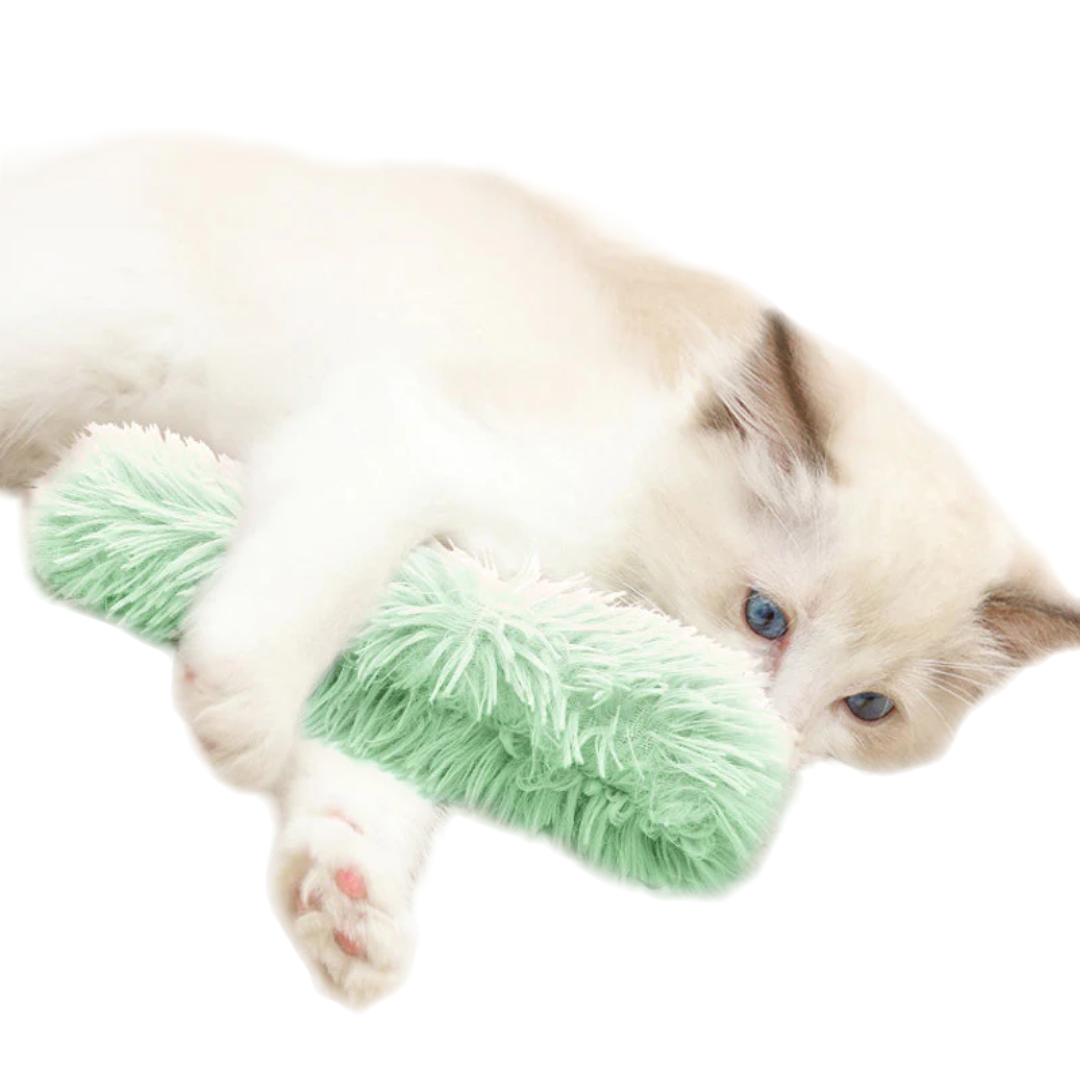 Tail Pillow Cat Toy | Plush Bite-Resistant Catnip Pillow for Play, Training, and Cuddling