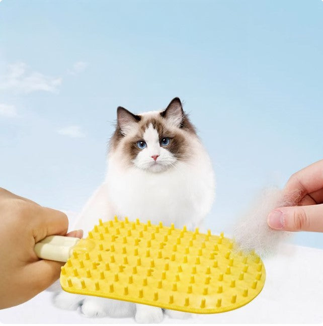 Ice Cream Shaped Pet Grooming Brush | 2-in-1 Silicone Deshedding Brush for Cats and Dogs
