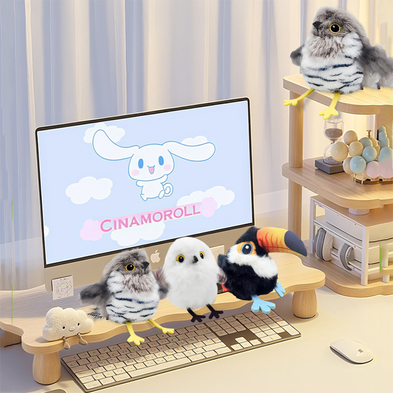 Interactive Flying Bird Cat Toy | Touch Activated Rechargeable Hanging Toy with Realistic Wing Motion