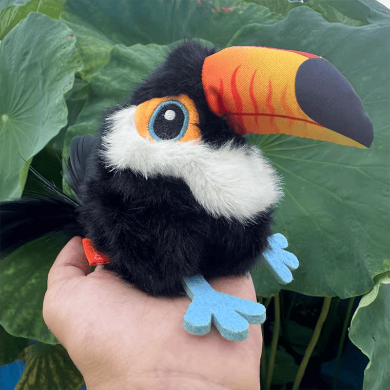 Interactive Flying Bird Cat Toy | Touch Activated Rechargeable Hanging Toy with Realistic Wing Motion