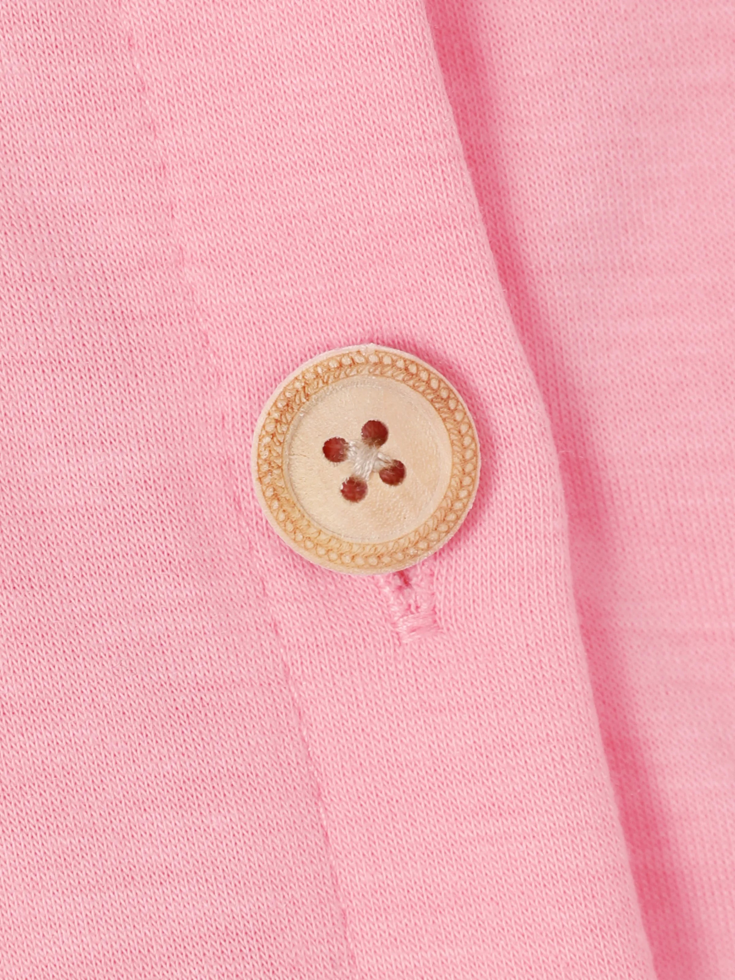 2pcs Baby Girl Pink Cardigan and Elephant Print Dress Set Pink