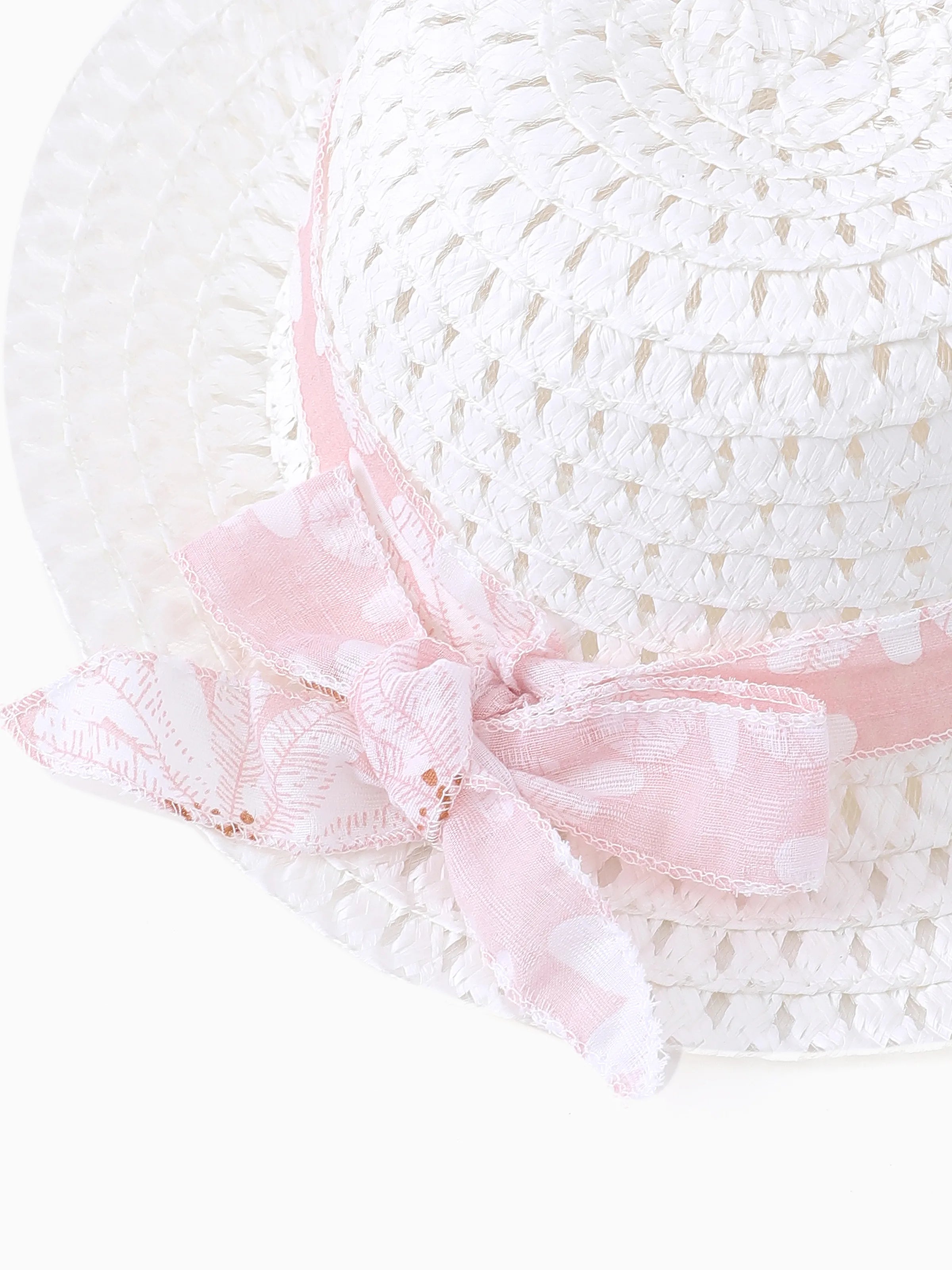 2pcs Baby Girl Little Daisy Bowknot Dress Set Pink