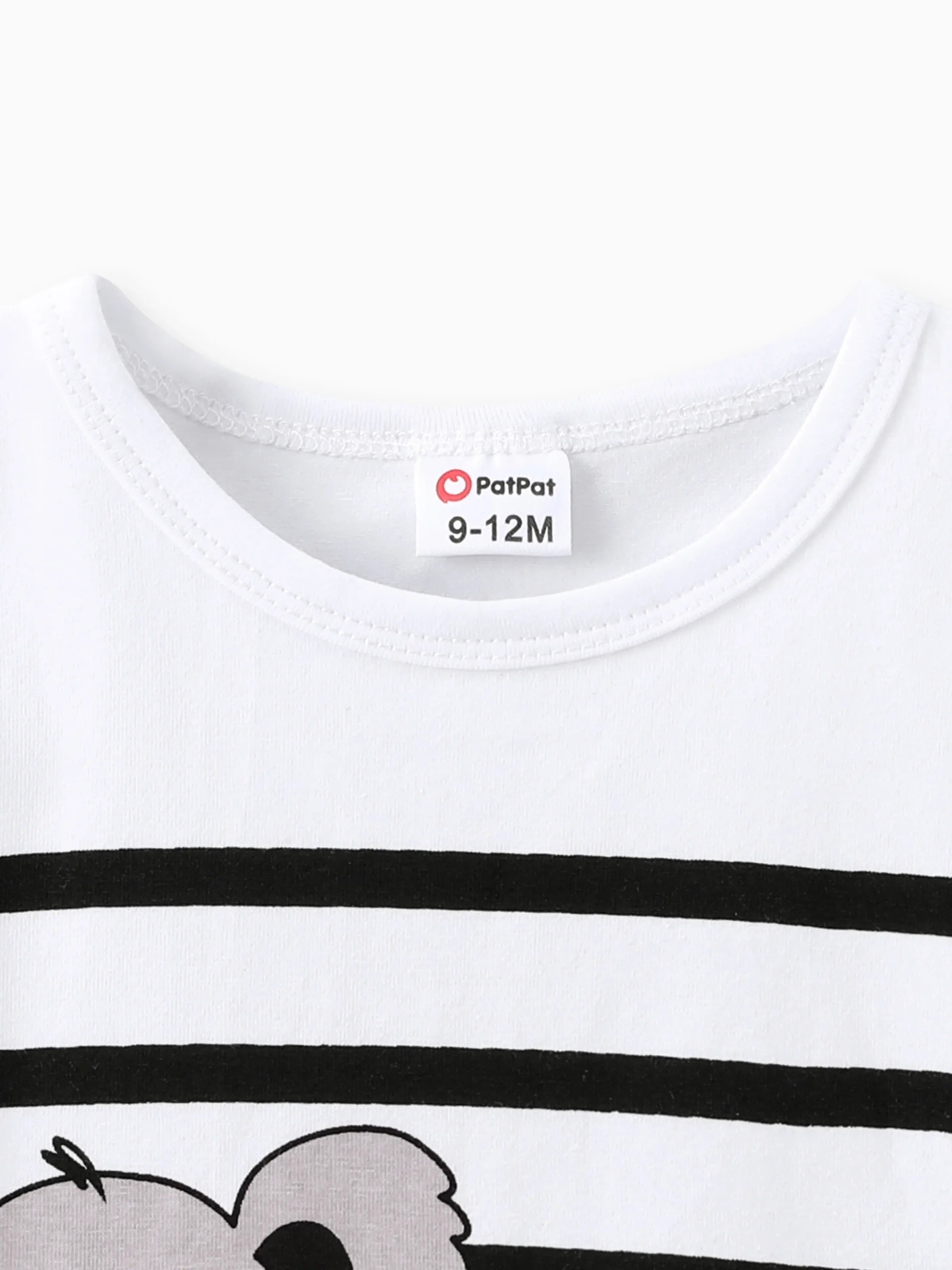 2pcs Baby Boy Cute Koala Pattern Set White