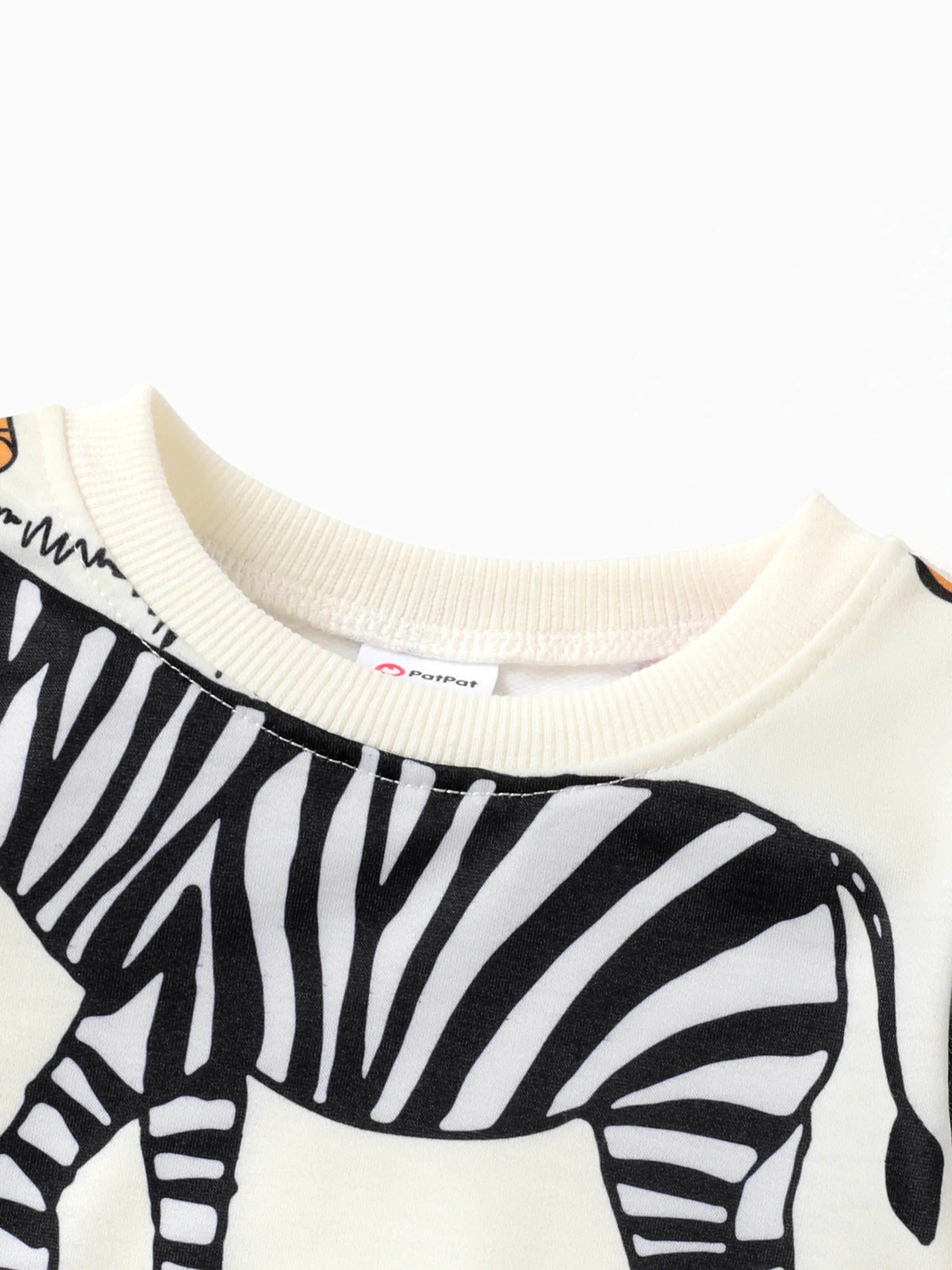 2pcs Baby Boy Animal-patterned Childlike Style Set Colorful