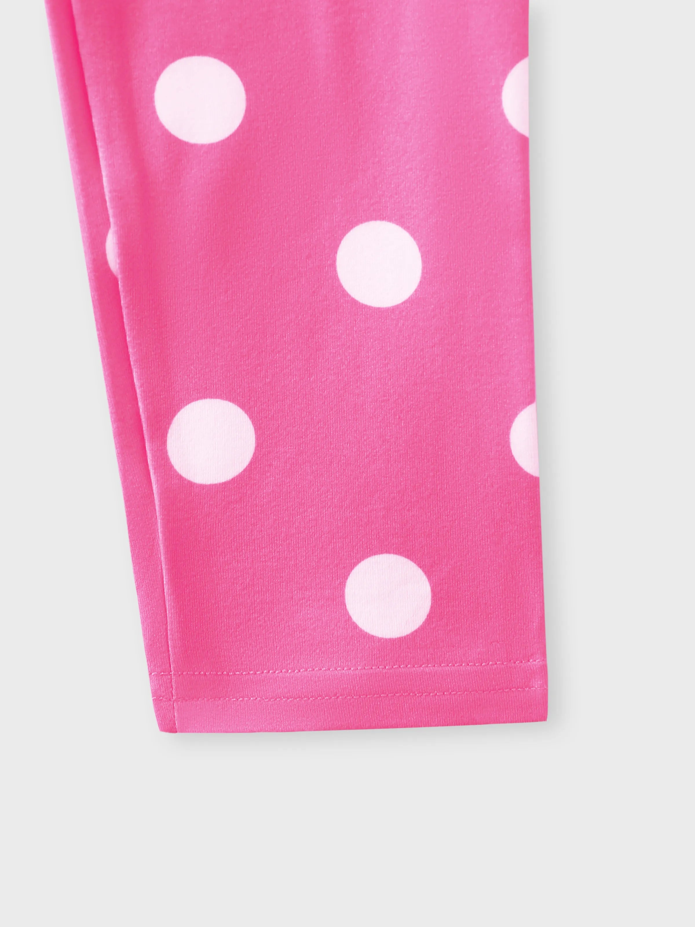 2-piece Toddler Girl Floral Print Bowknot Design Ruffled High Low Sleeveless Tee and Polka dots Pants Set Pink