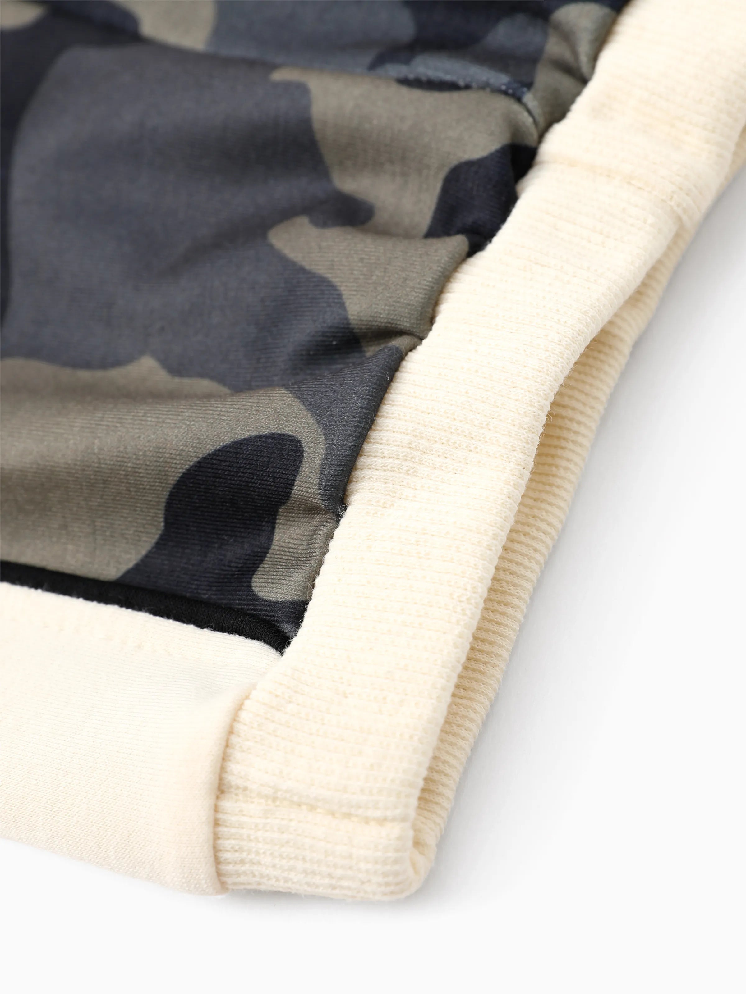 2pcs Baby Boy Casual Style Camouflage Set LightApricot