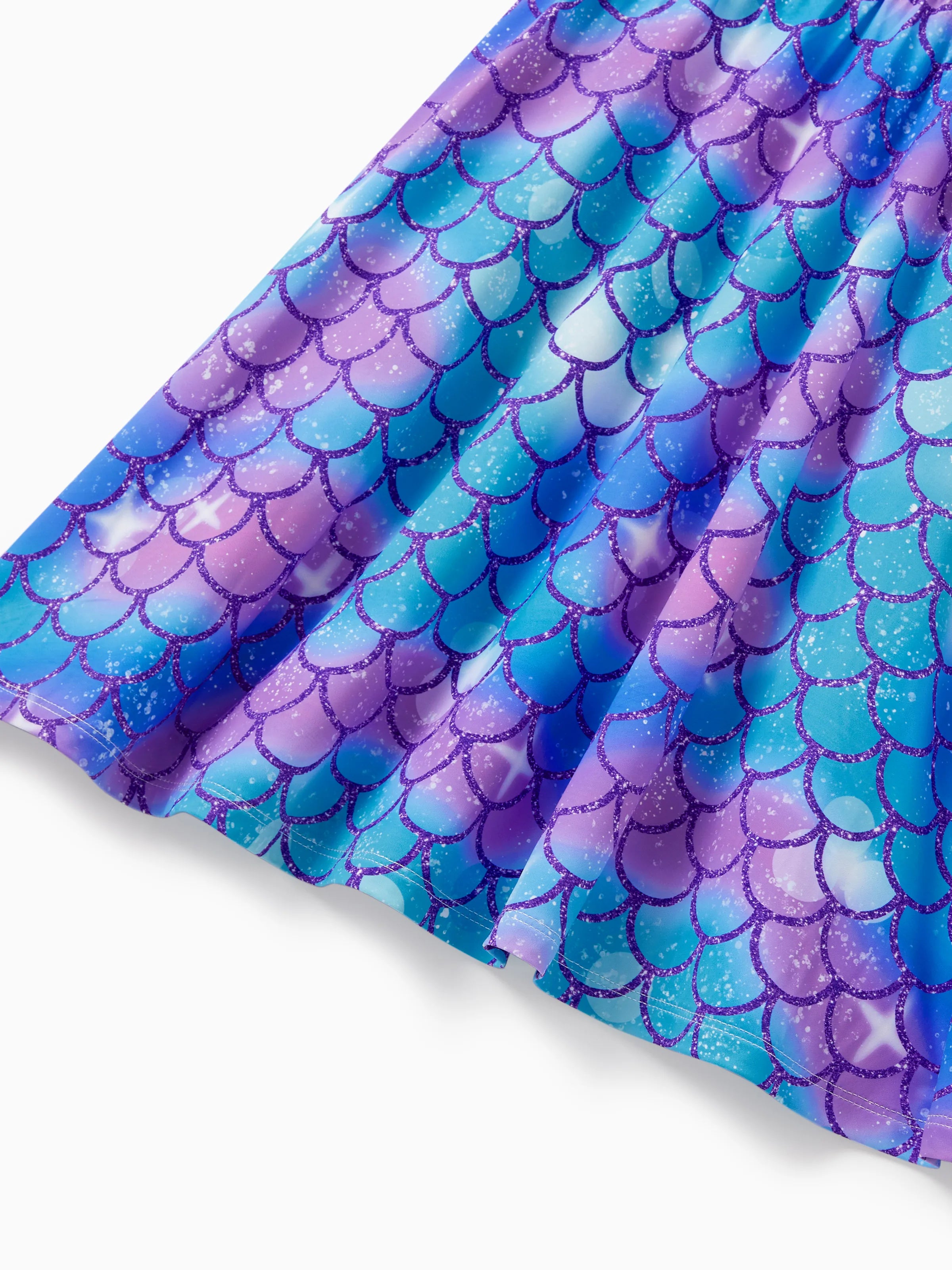 2-Pack Toddler/Kid Girl Printed & Solid Causal Dress Green