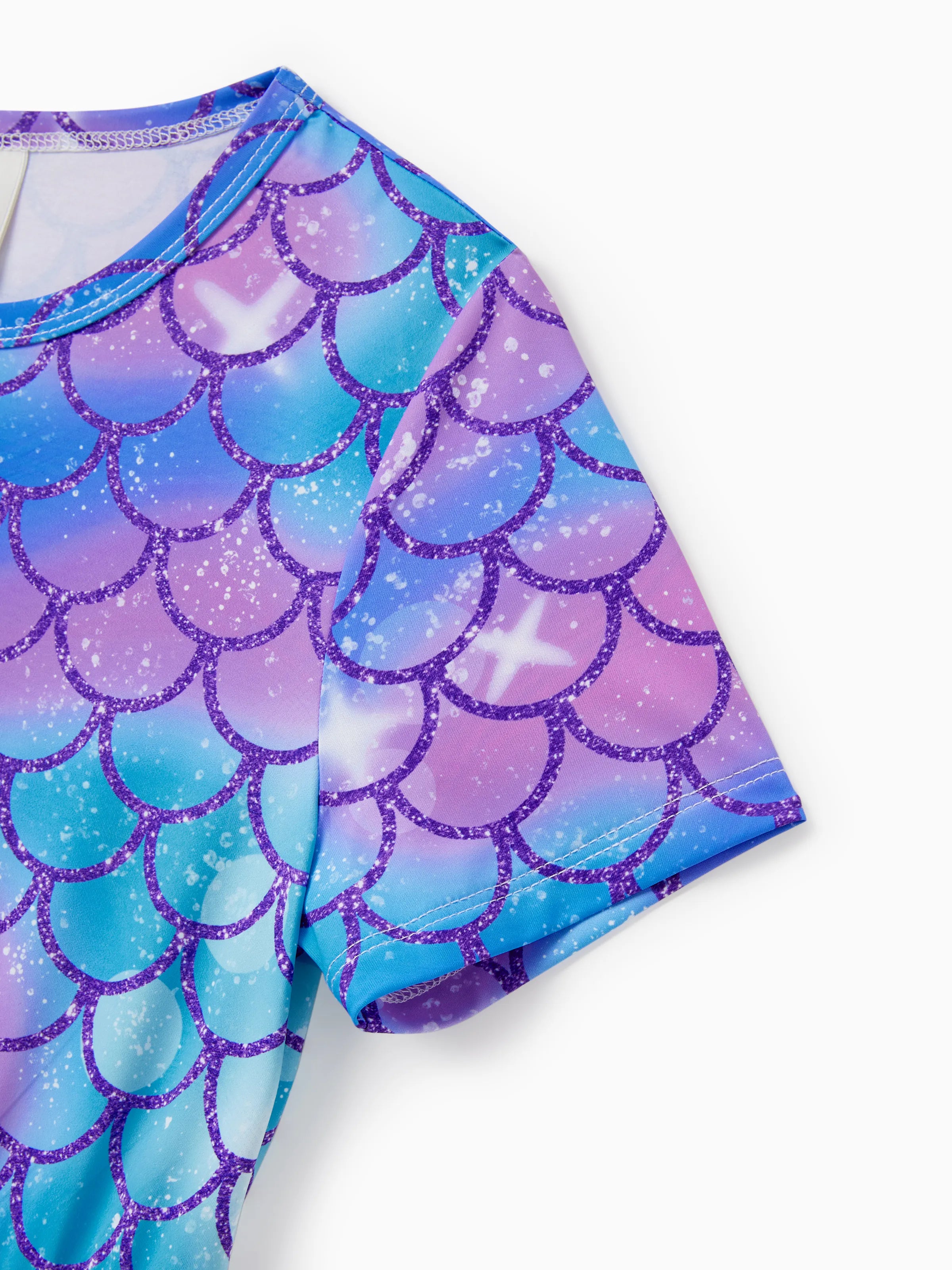 2-Pack Toddler/Kid Girl Printed & Solid Causal Dress Green