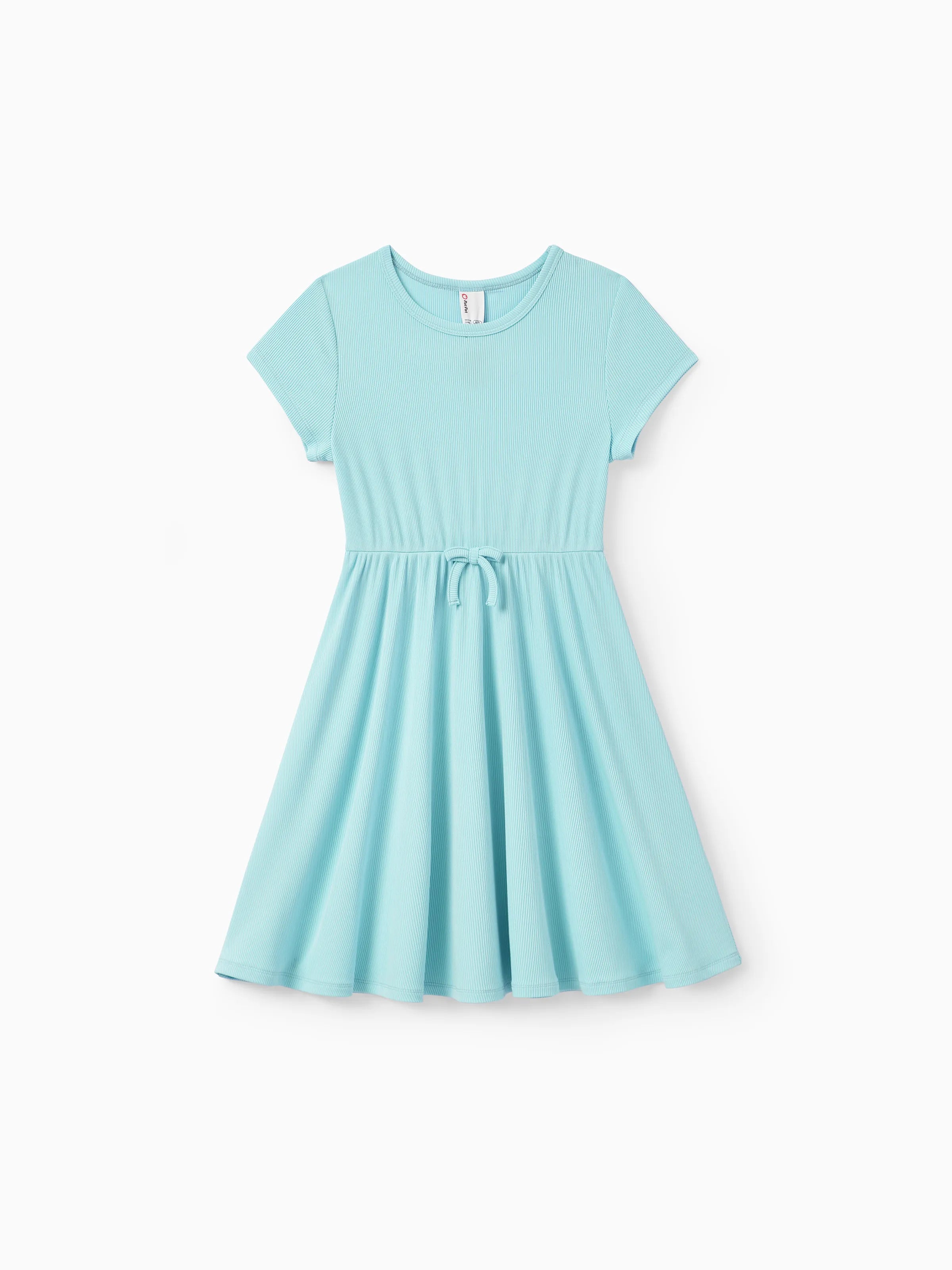 2-Pack Toddler/Kid Girl Printed & Solid Causal Dress Green