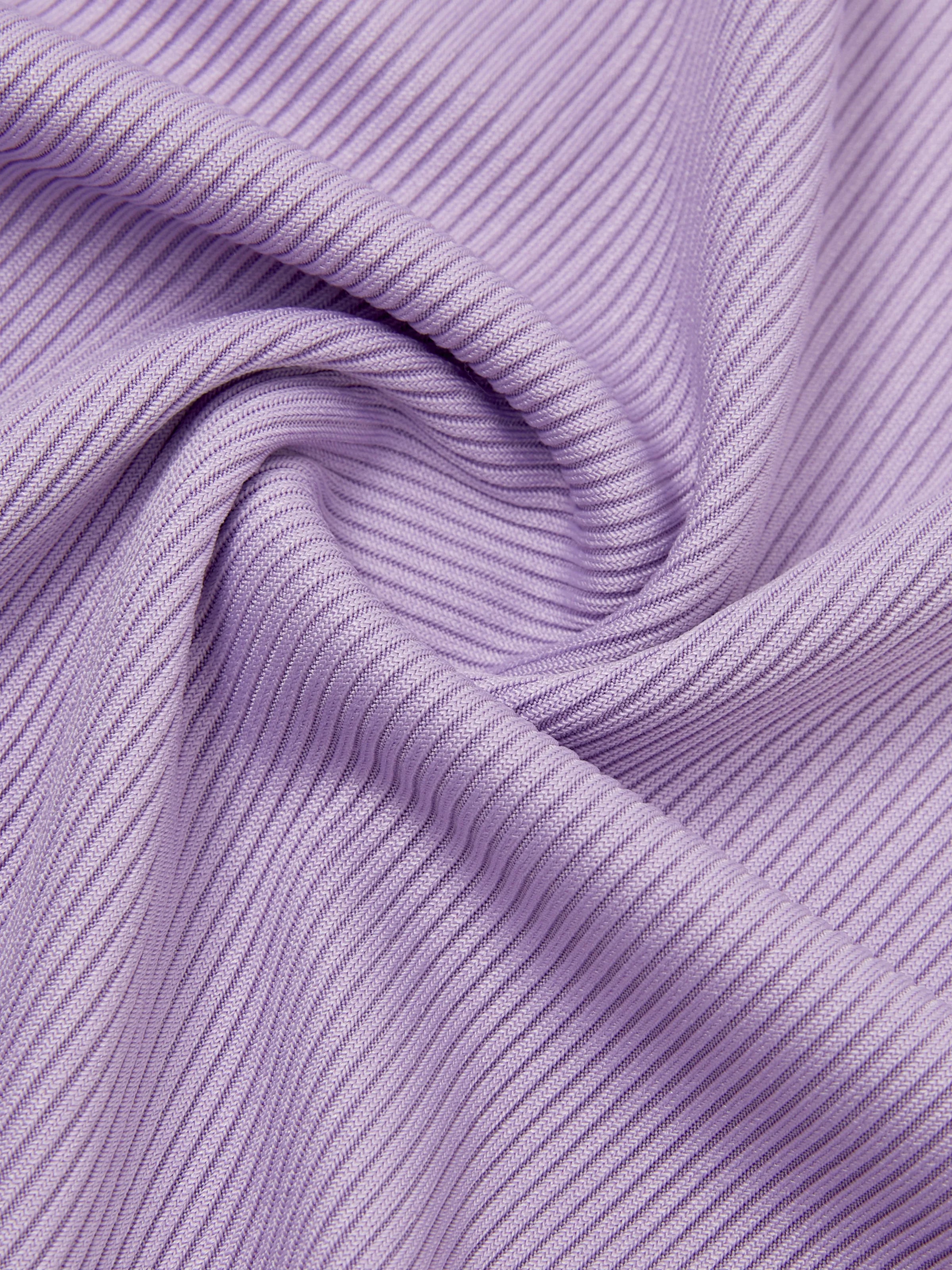 2-Pack Toddler/Kid Girl Printed & Solid Causal Dress Purple