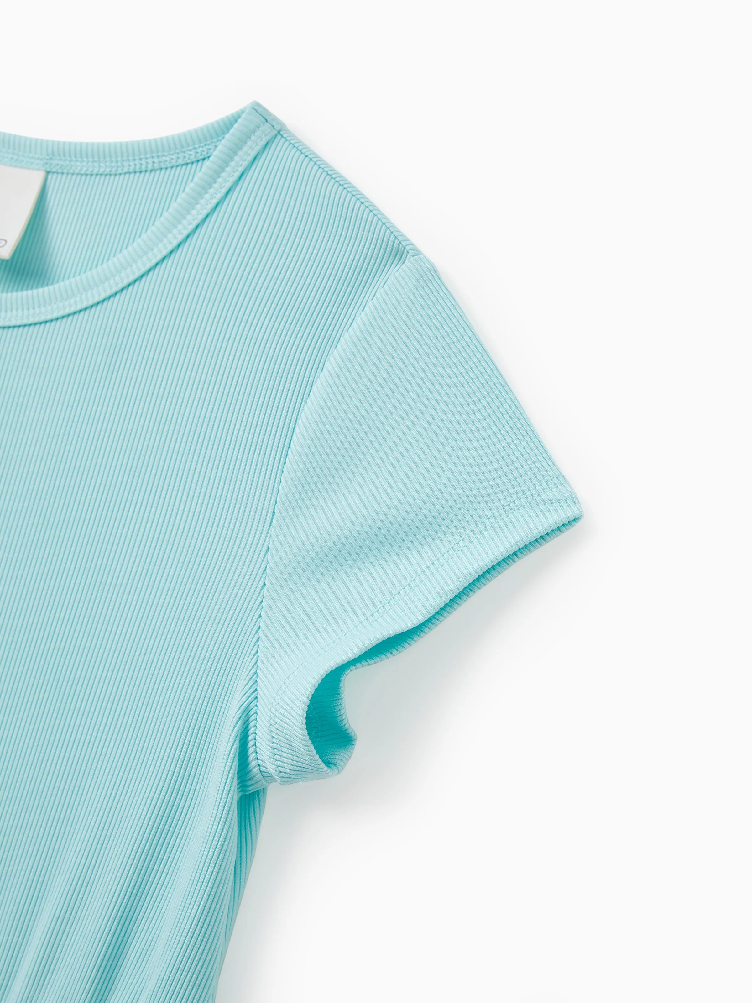 2-Pack Toddler/Kid Girl Printed & Solid Causal Dress Green