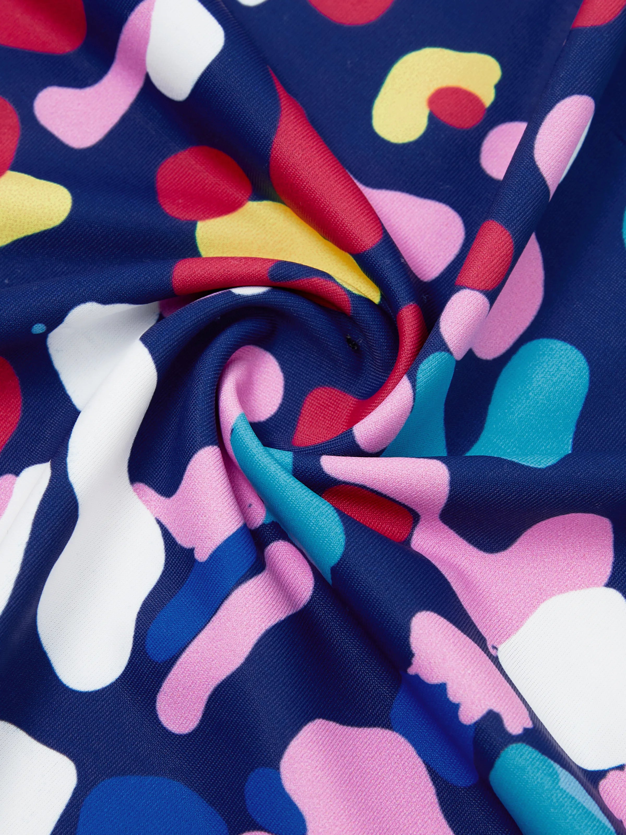 2-Pack Toddler/Kid Girl Printed & Solid Causal Dress Pink