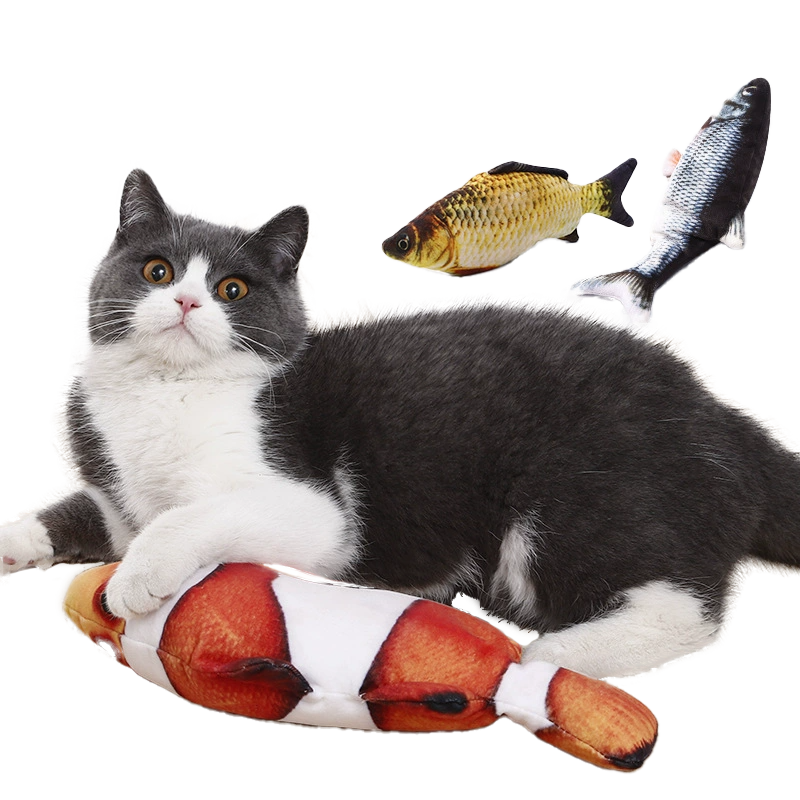 Interactive Cat Fish Toy | USB Rechargeable Motion Fish for Hunting and Play