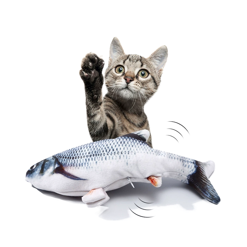 Interactive Cat Fish Toy | USB Rechargeable Motion Fish for Hunting and Play