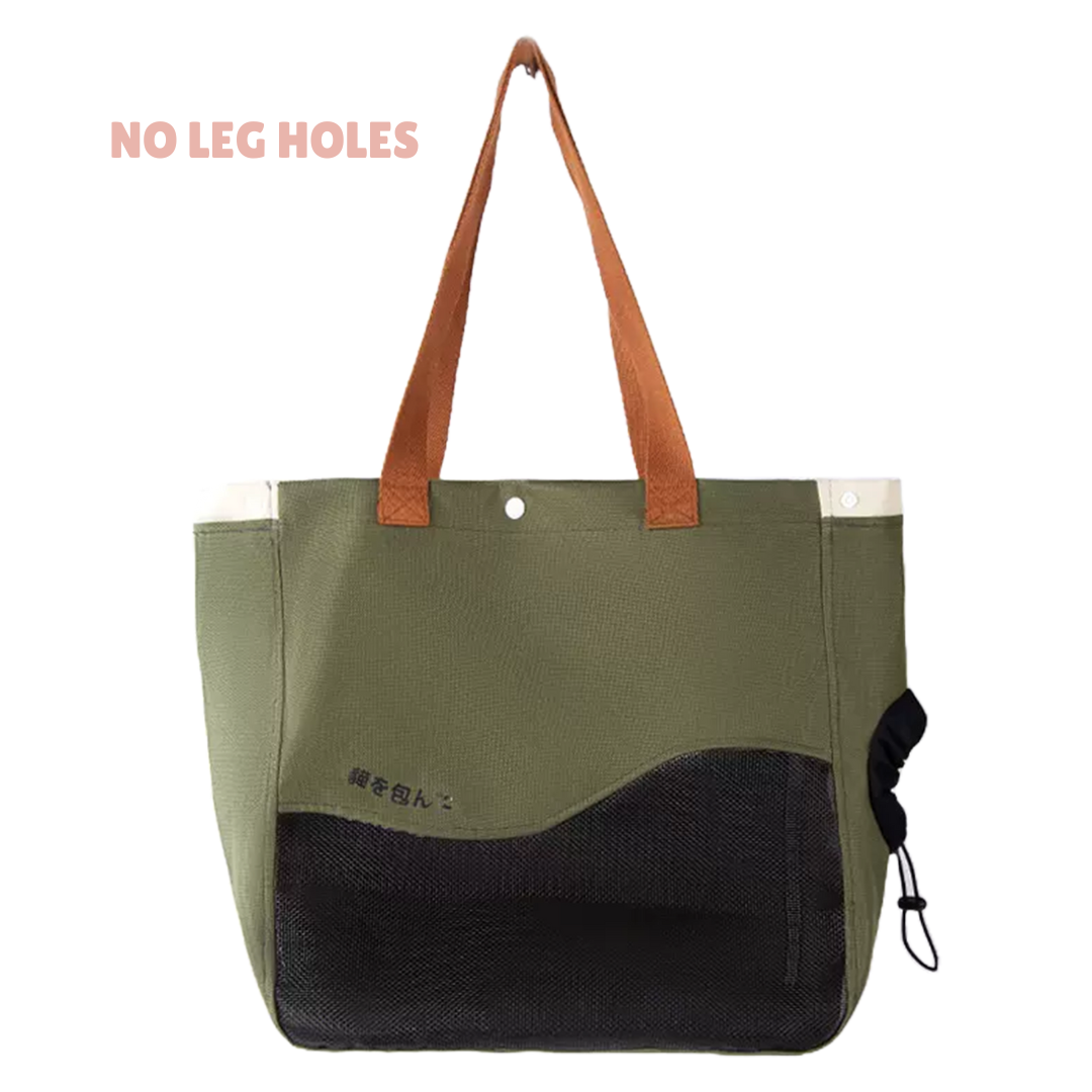 Cat Tote Bag for Travel and Walking | Breathable Secure Pet Carrier with Comfortable Adjustable Design