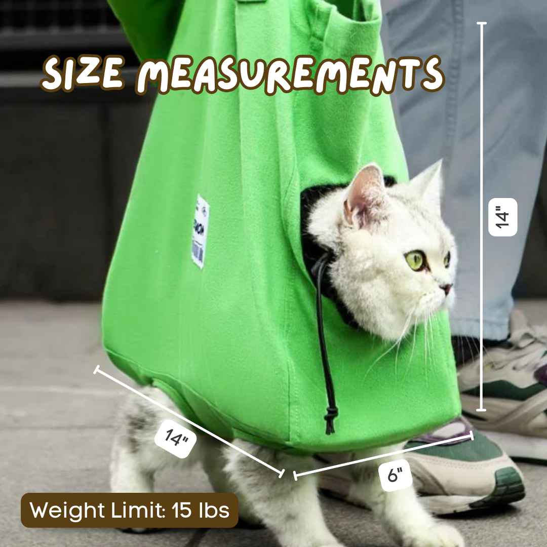 Cat Tote Bag for Travel and Walking | Breathable Secure Pet Carrier with Comfortable Adjustable Design