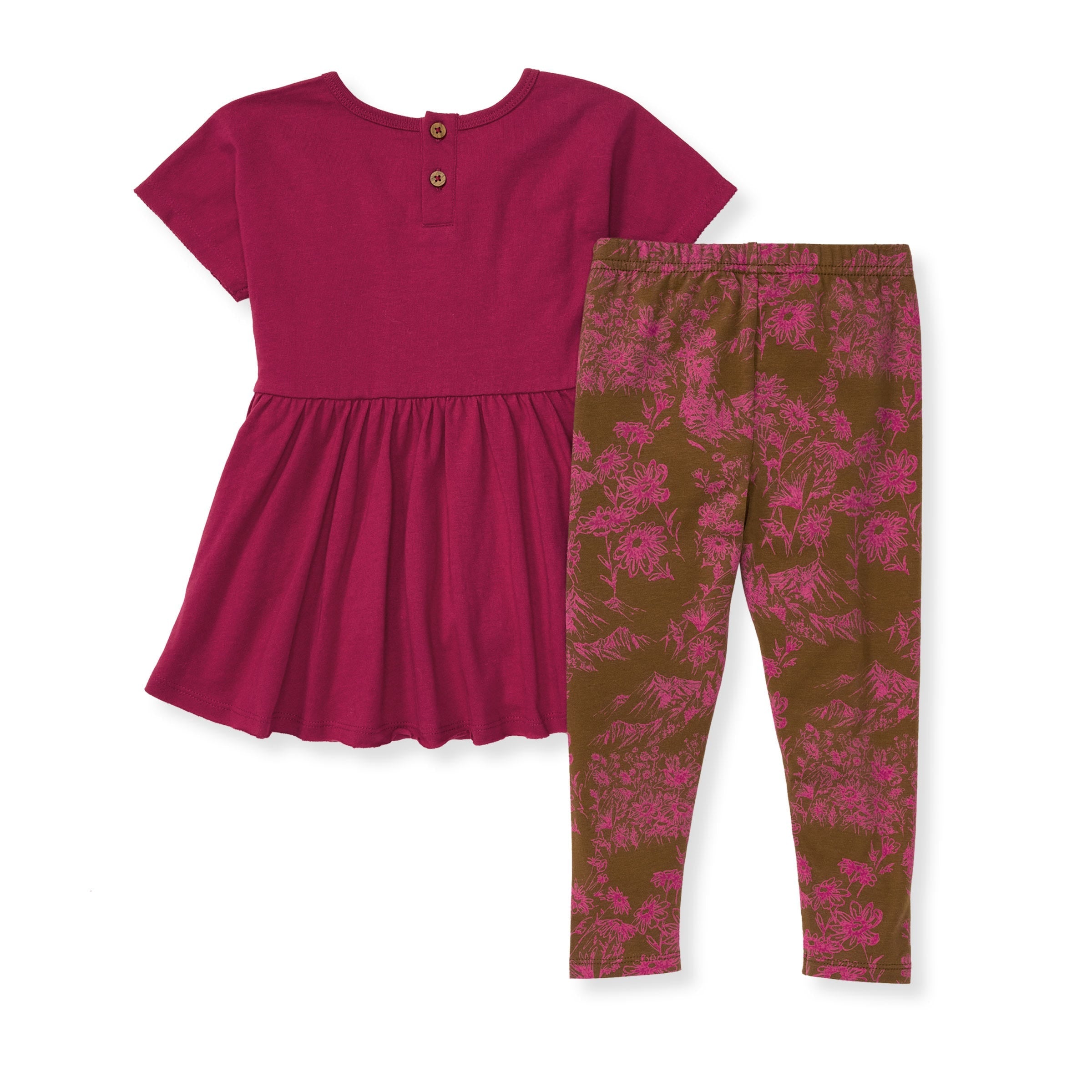 Valley Flowers Organic Girl Set