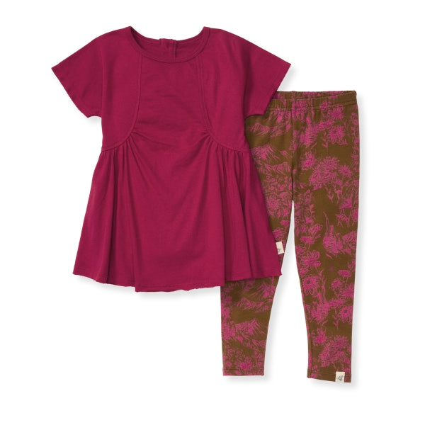 Valley Flowers Organic Girl Set