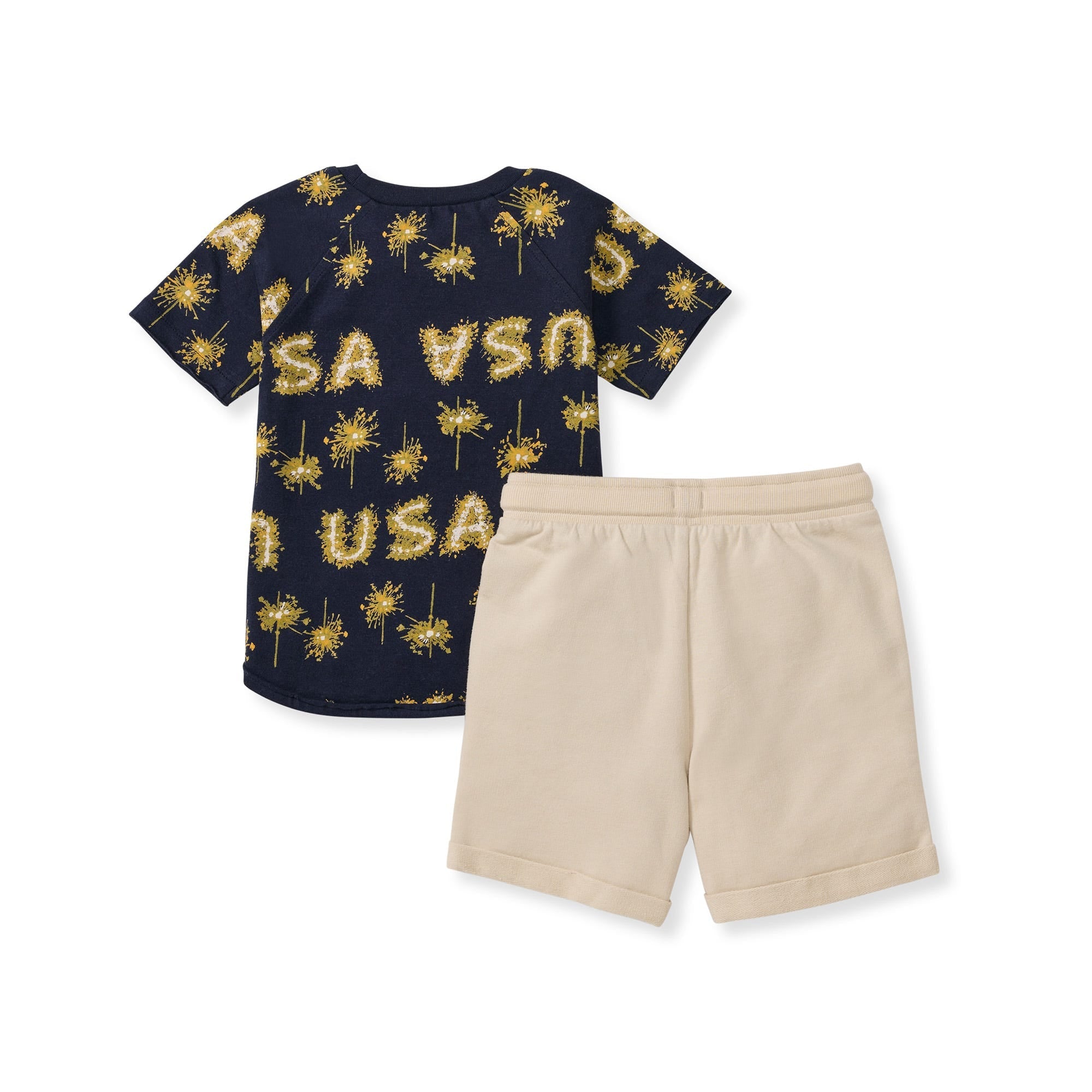 USA Organic Cotton Boy Top & Shorts Set