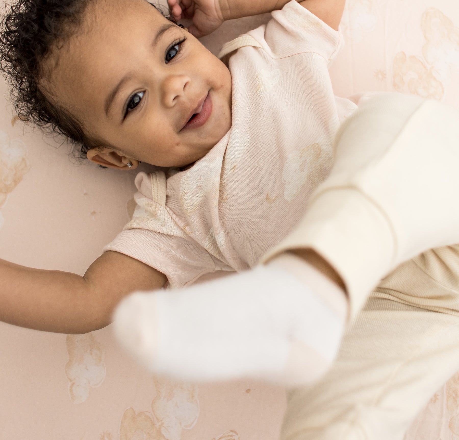 Whimsical Floral Organic Short Sleeve Bodysuit & Pant Set 3 Pack