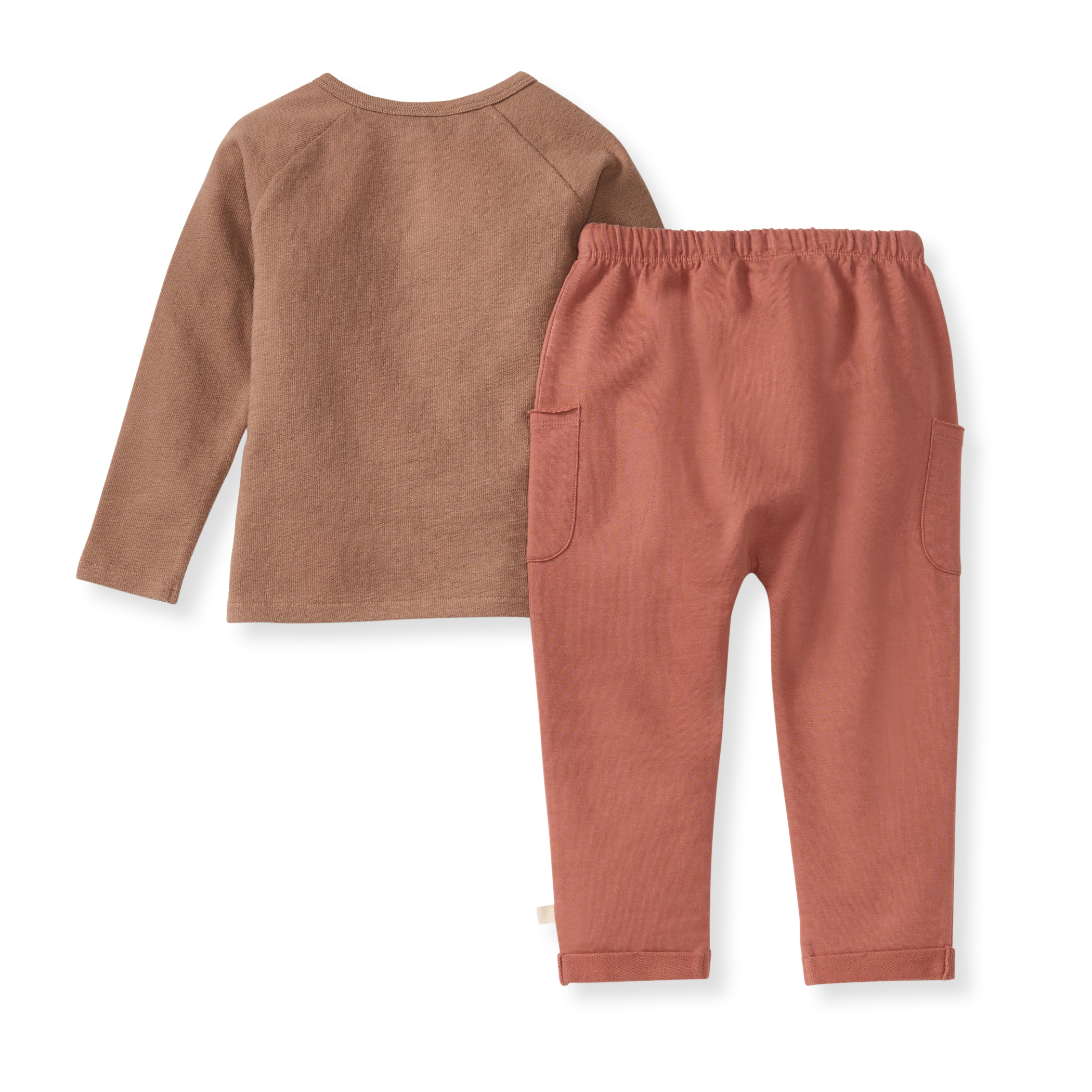 Textured Knit Boy Tee & Pants Set