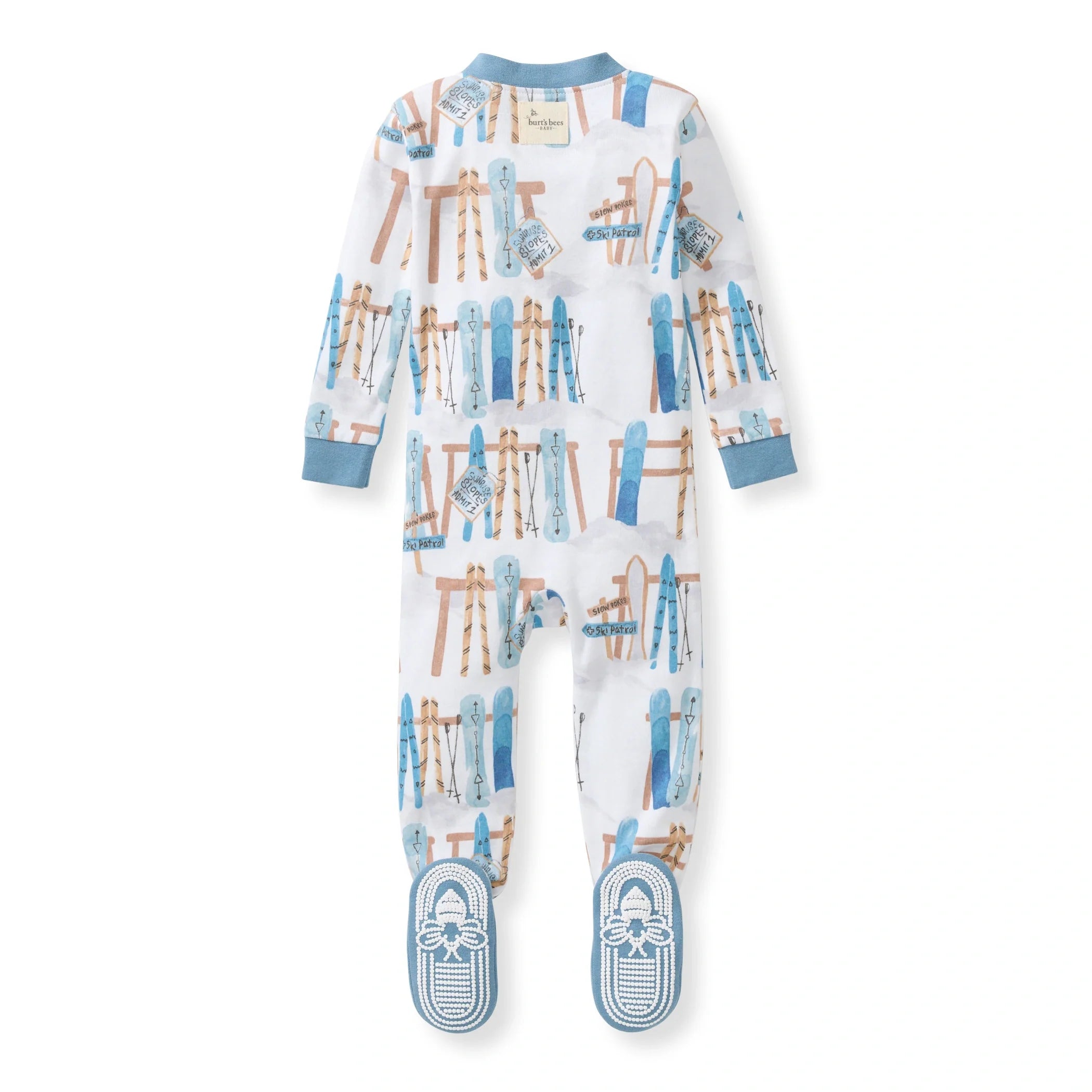 Sunrise Slopes Organic Cotton Sleeper - Mountain Blue