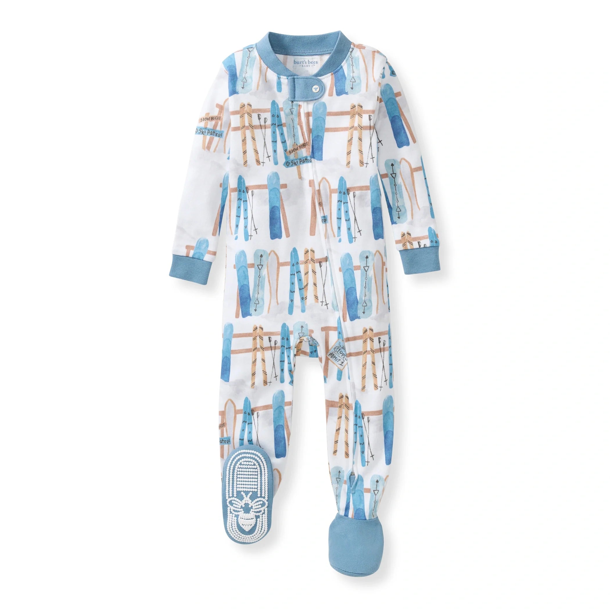 Sunrise Slopes Organic Cotton Sleeper - Mountain Blue