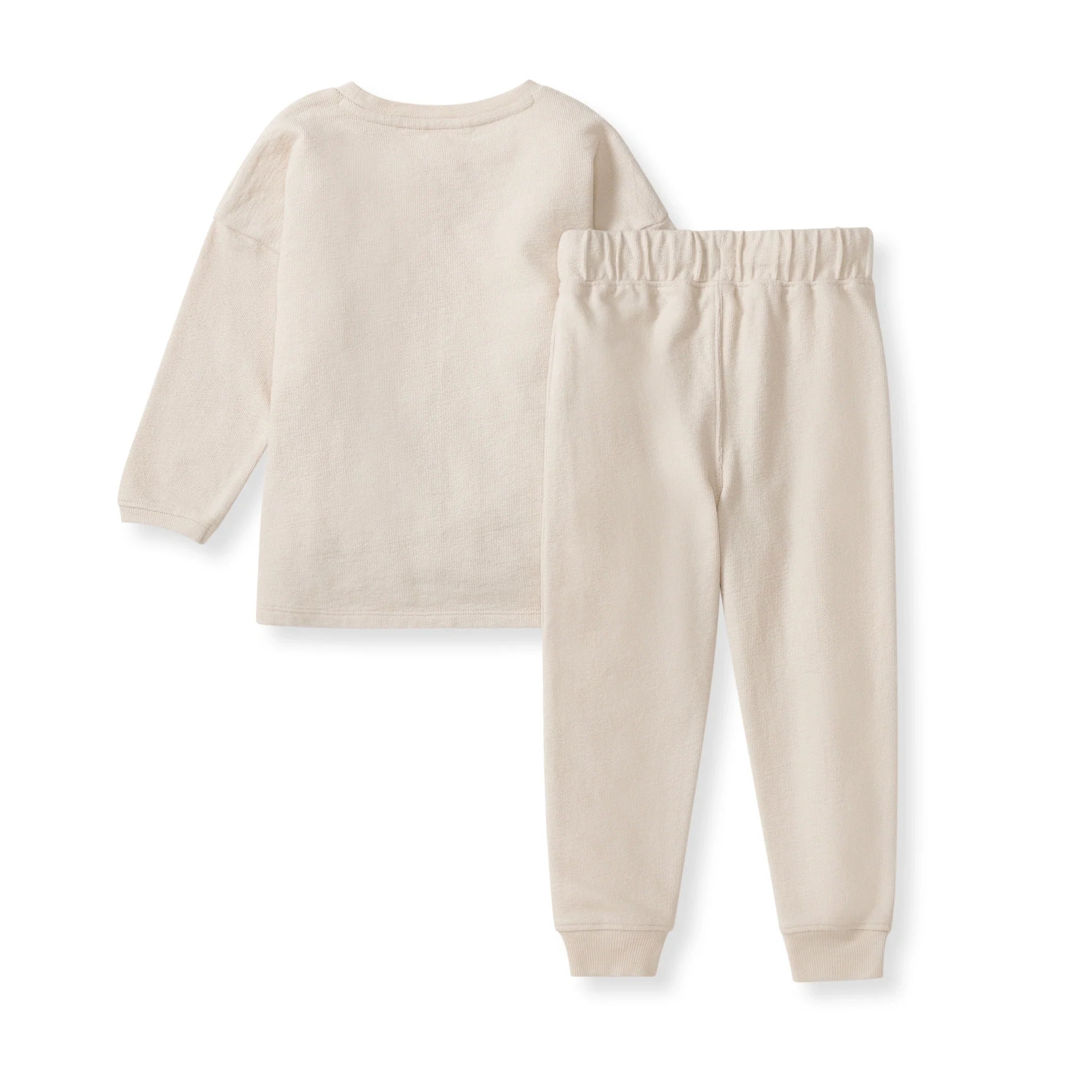 Textured Knit Sweatshirt & Pants Set