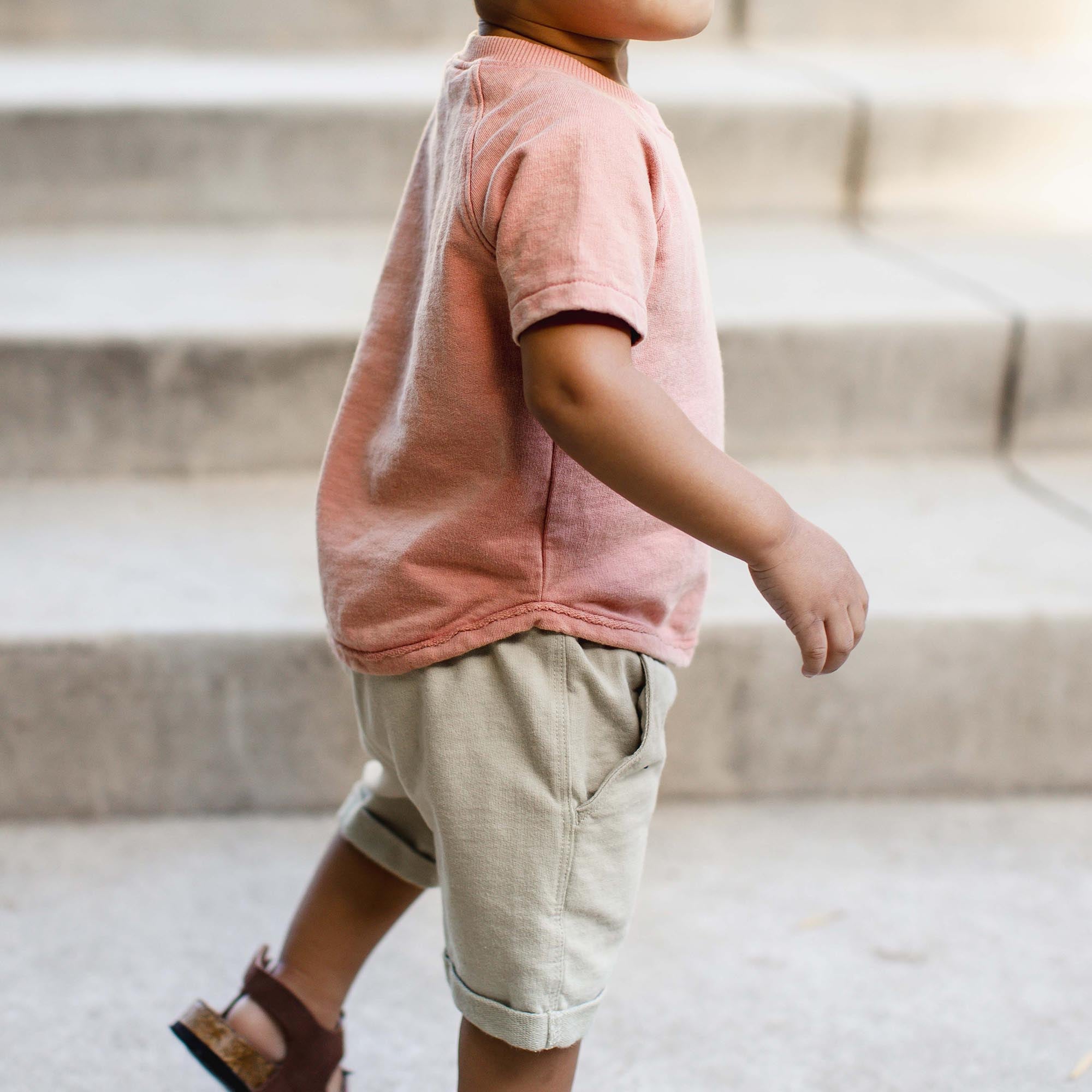 Vintage Wash Pocket Tee & Shorts Set