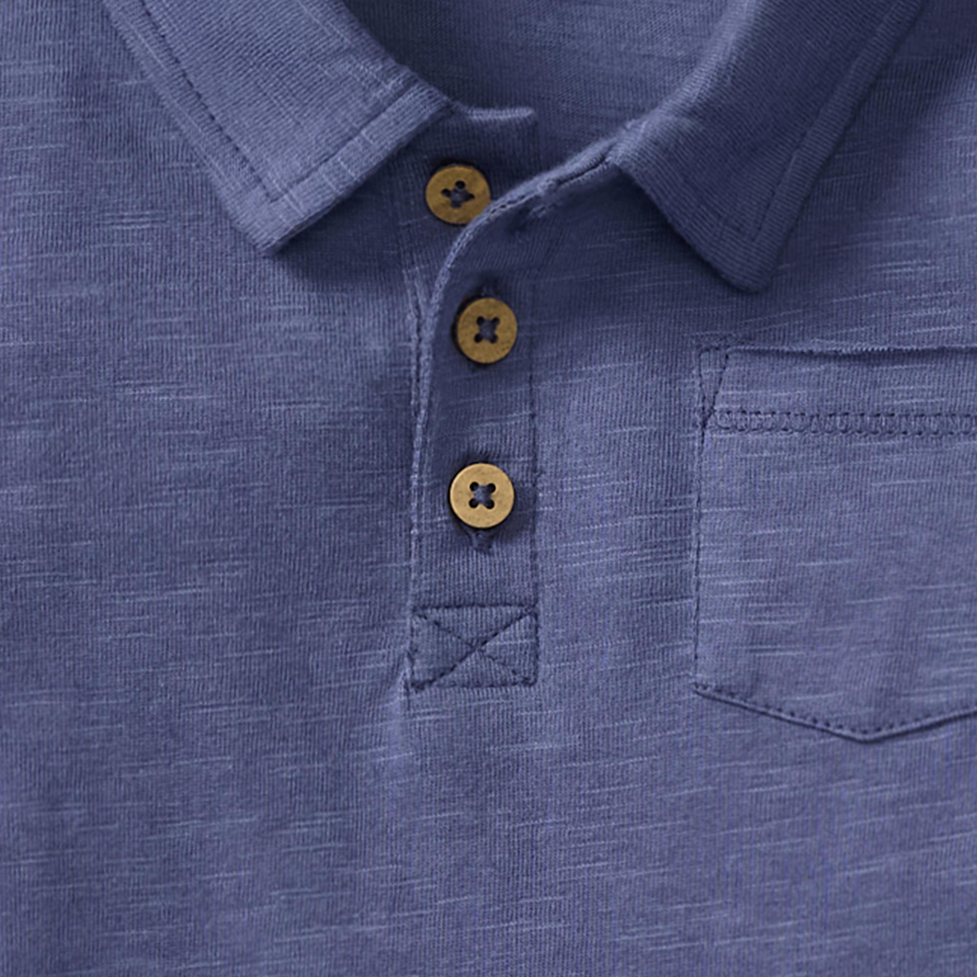 USA Stripe Polo Shirt & Shorts Set