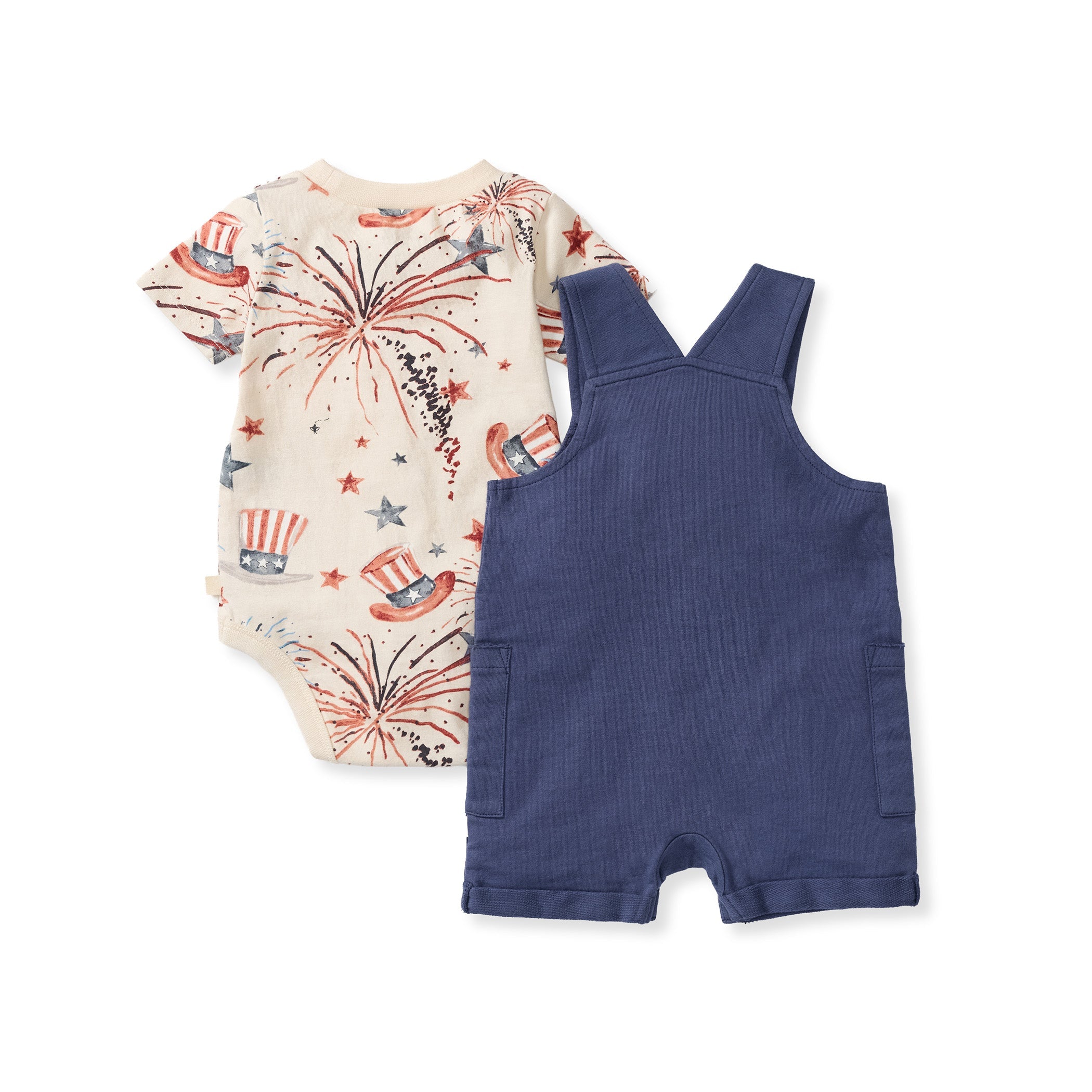 Uncle Sam Baby Boy Romper & Bodysuit Set