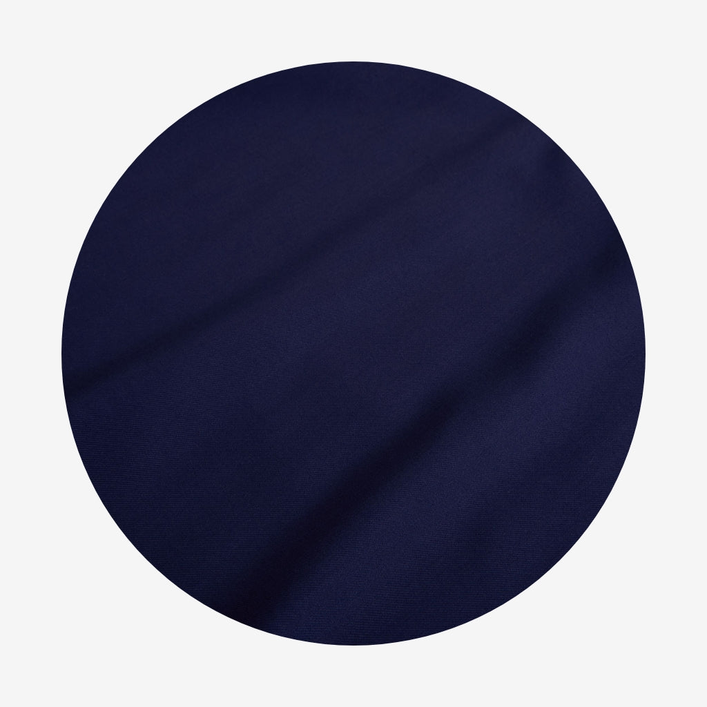 Varsity Navy Women's French Terry Varsity Cardigan