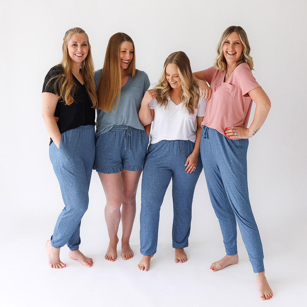 Women's Black V-Neck Tee