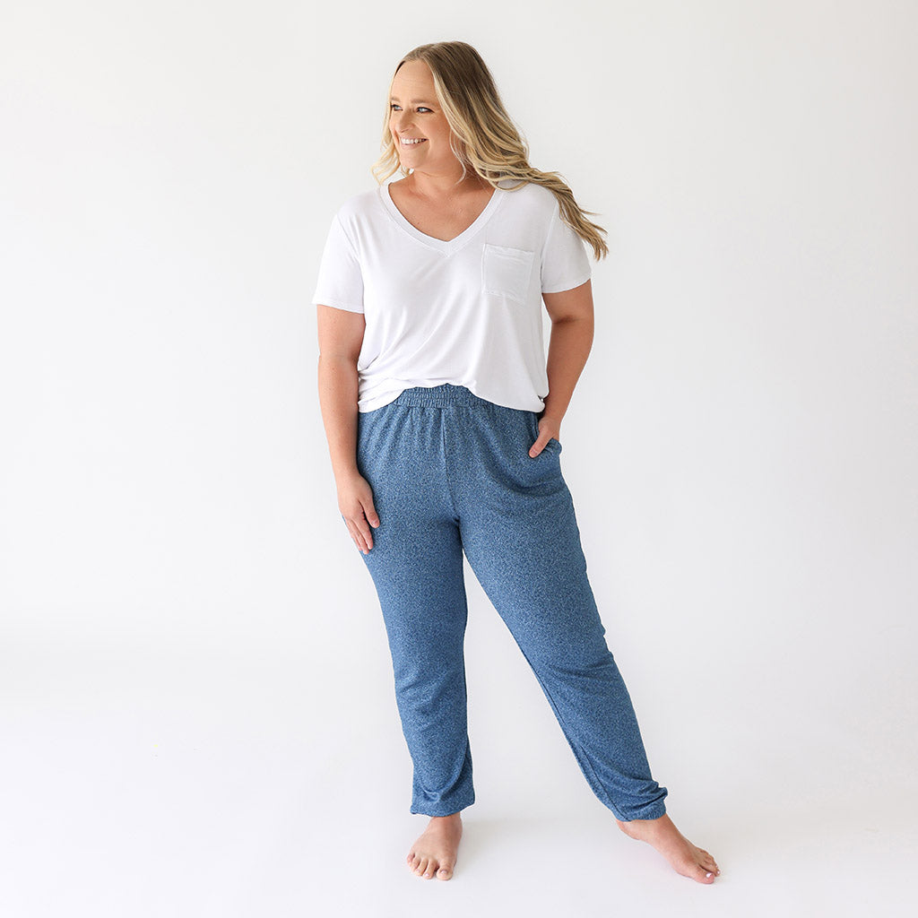 Women's White V-Neck Tee