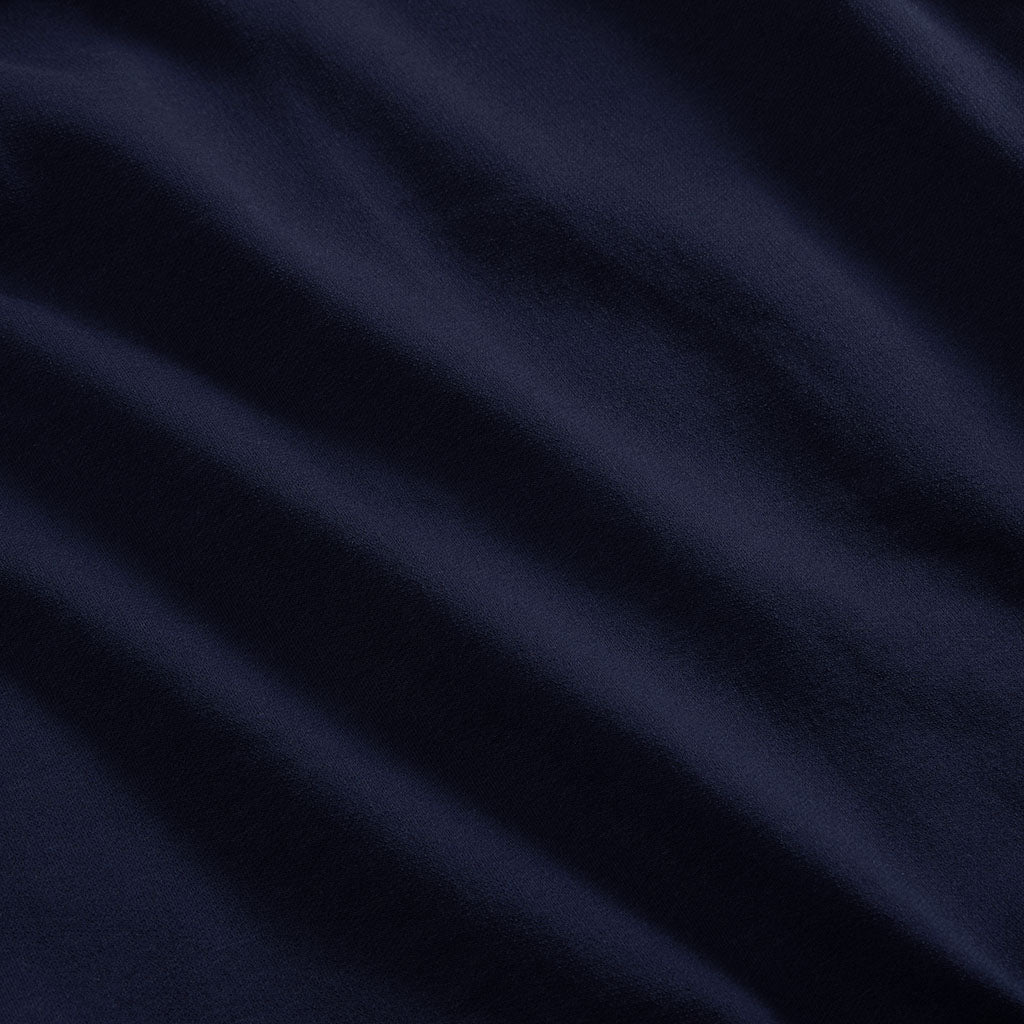 Varsity Navy Women's French Terry Varsity Cardigan