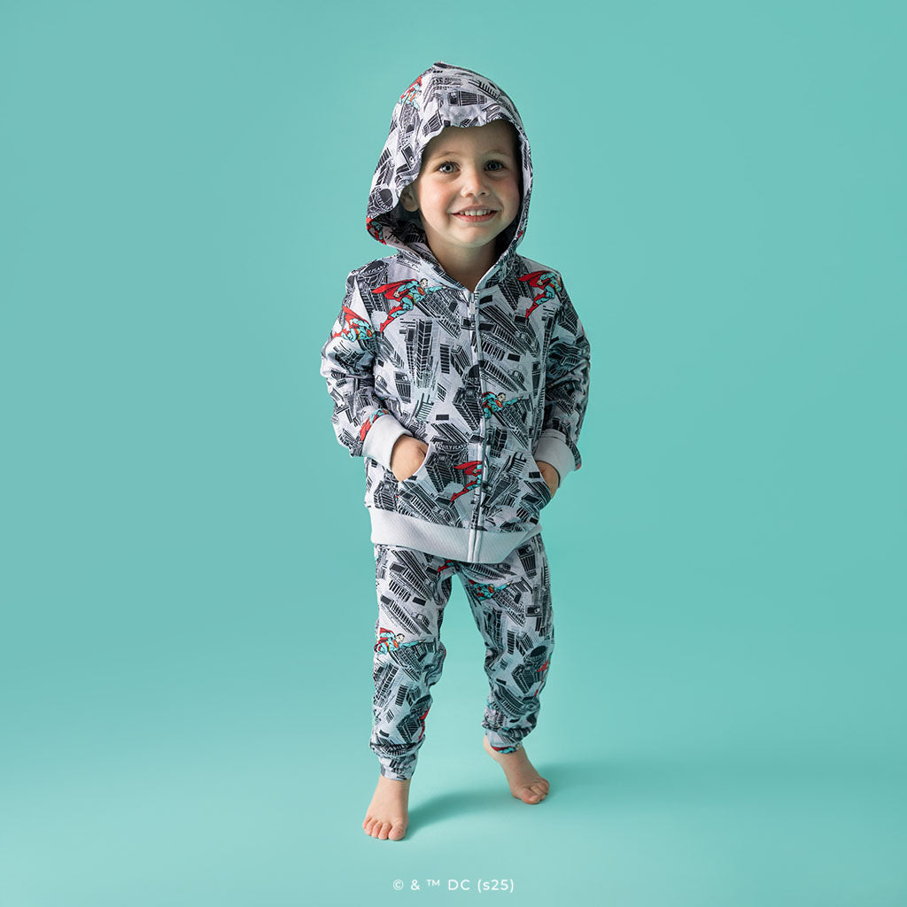 WB Superman Metropolis French Terry Zippered Hoodie