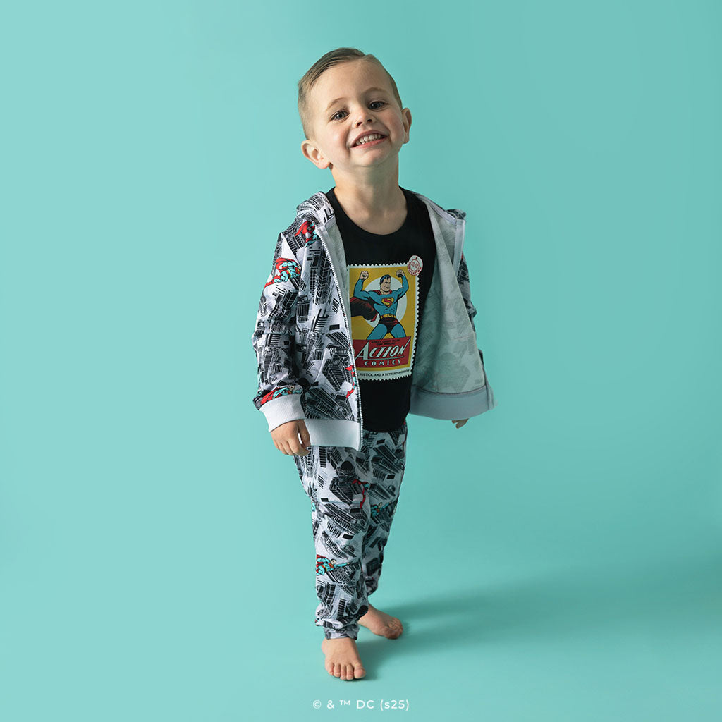 WB Superman Metropolis French Terry Zippered Hoodie