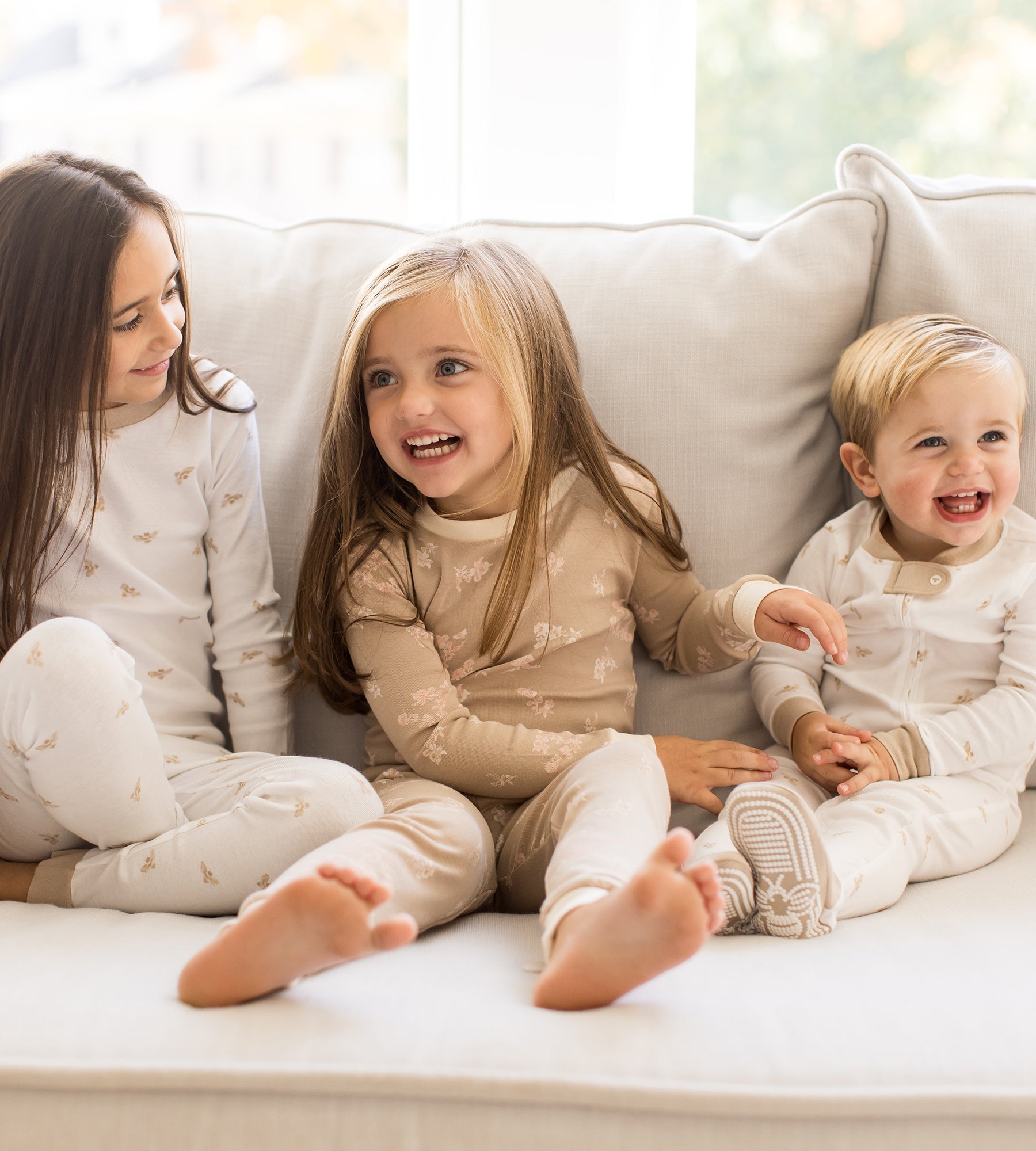 Whimsical Floral Organic Cotton Sleeper