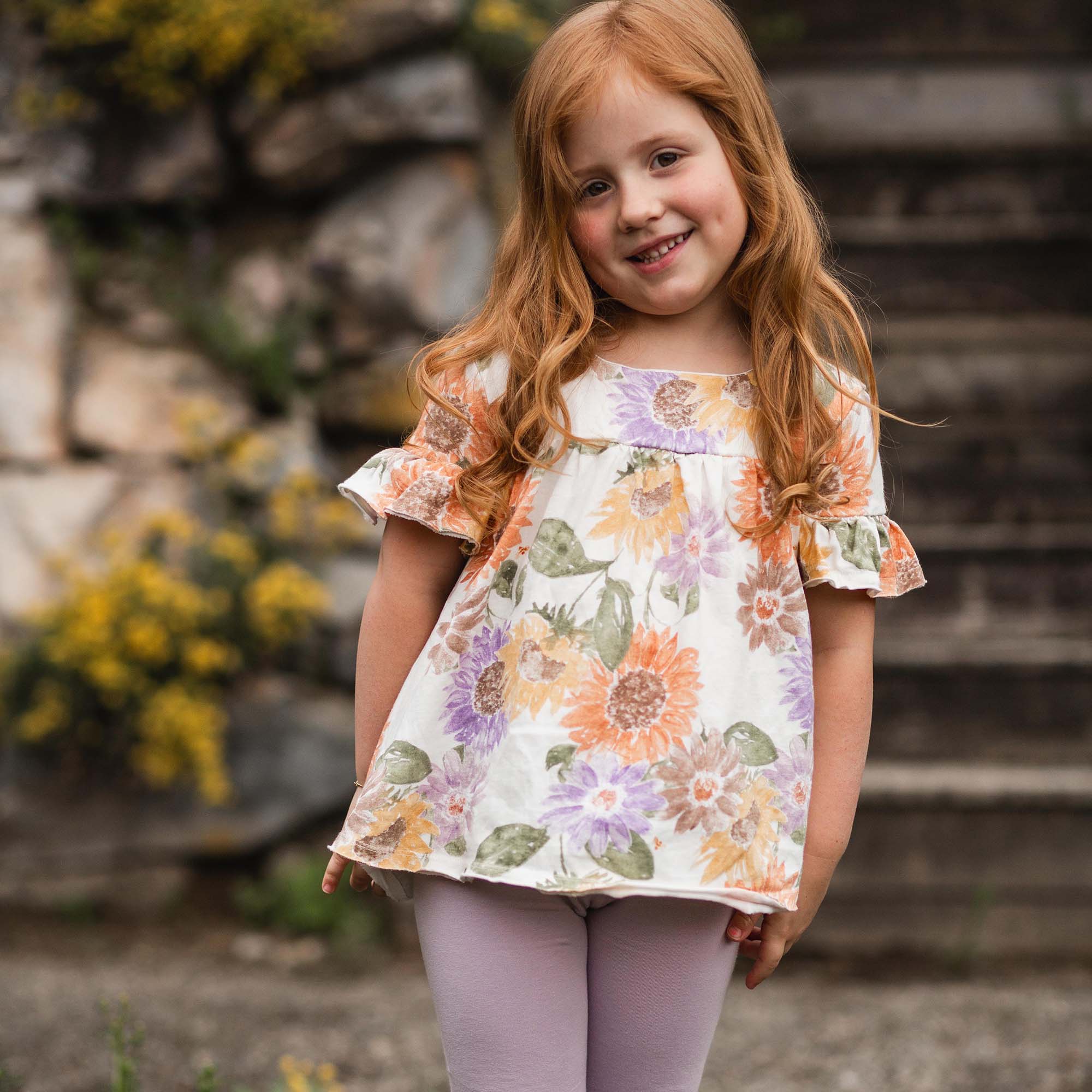 Sweet Sunflowers Tunic & Pants Set
