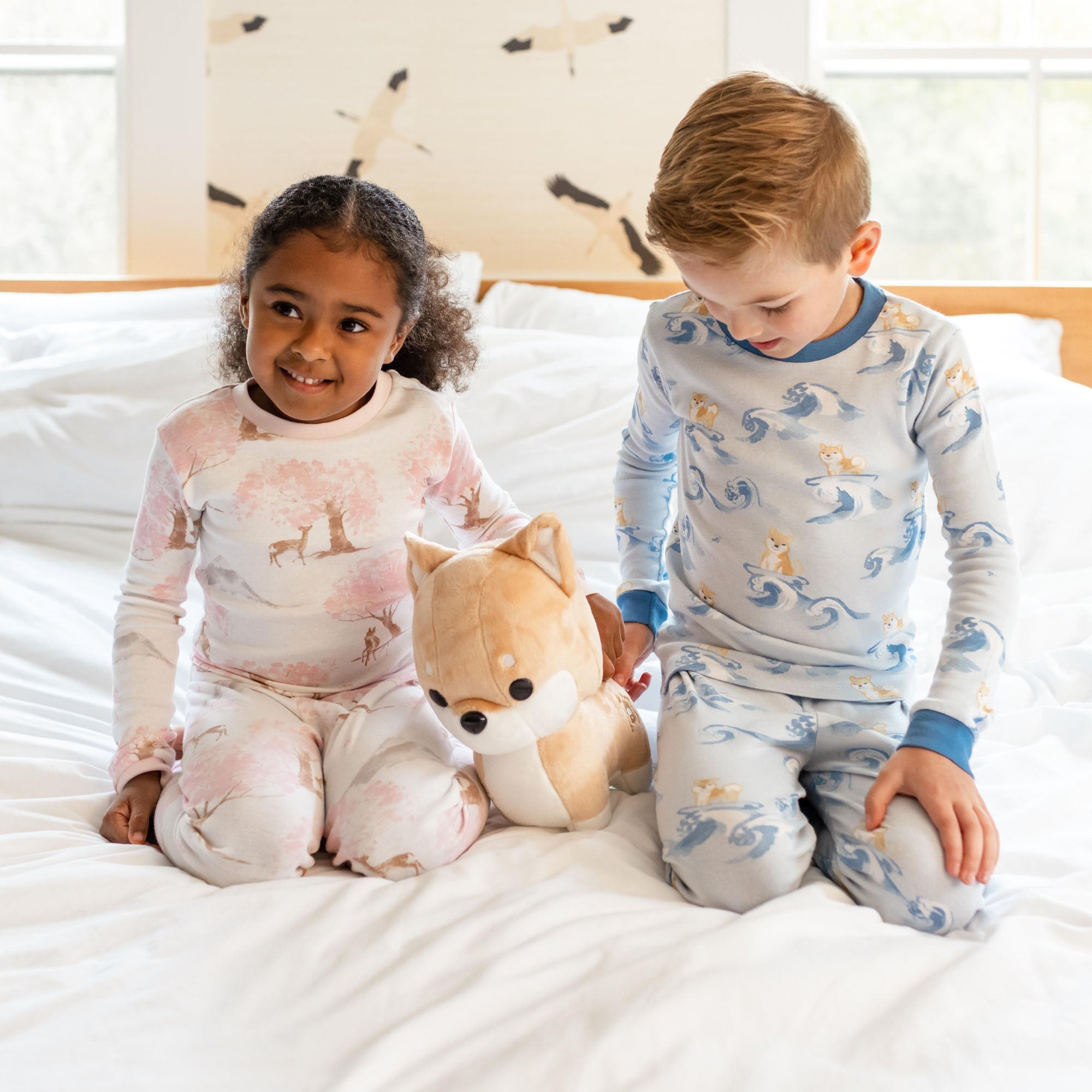 Surfer Pups Organic Cotton Two-Piece Pajamas