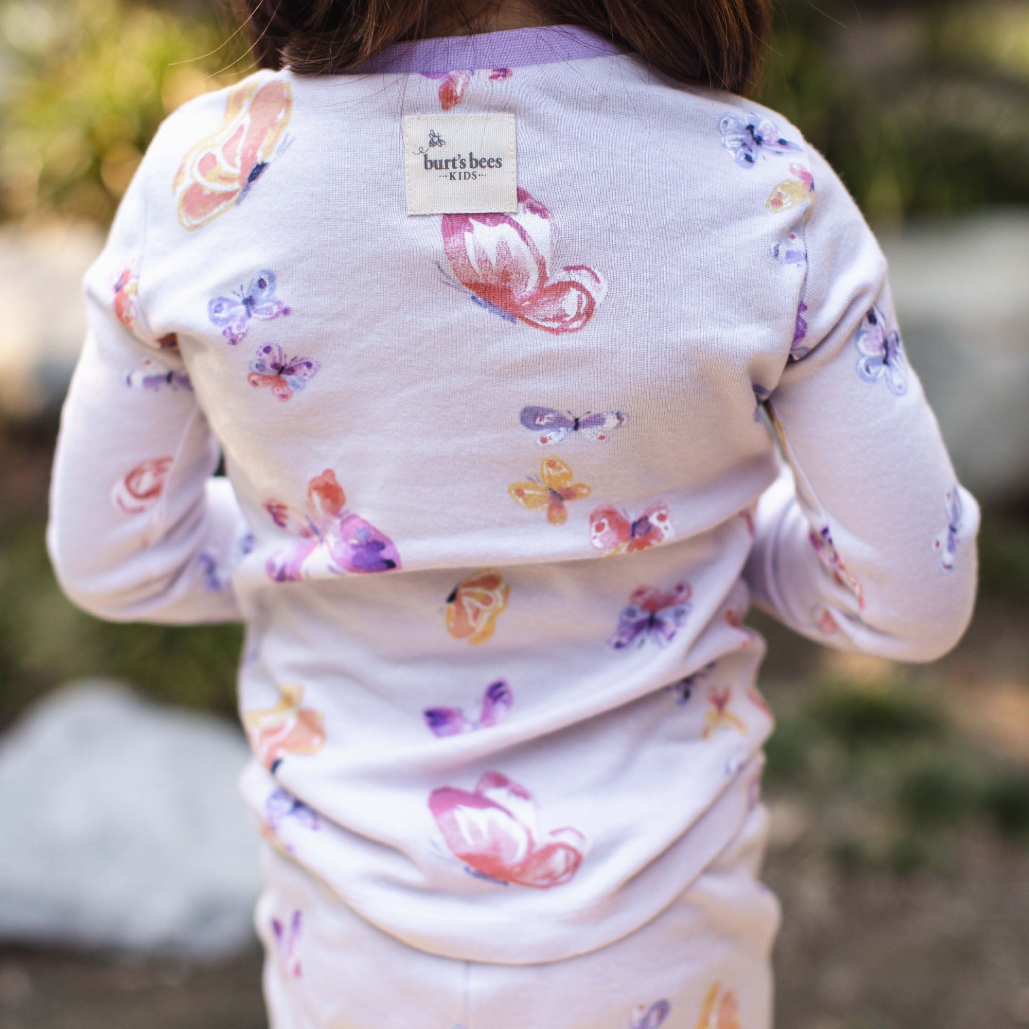 Wings A Flutter Organic Cotton Two-Piece Pajamas