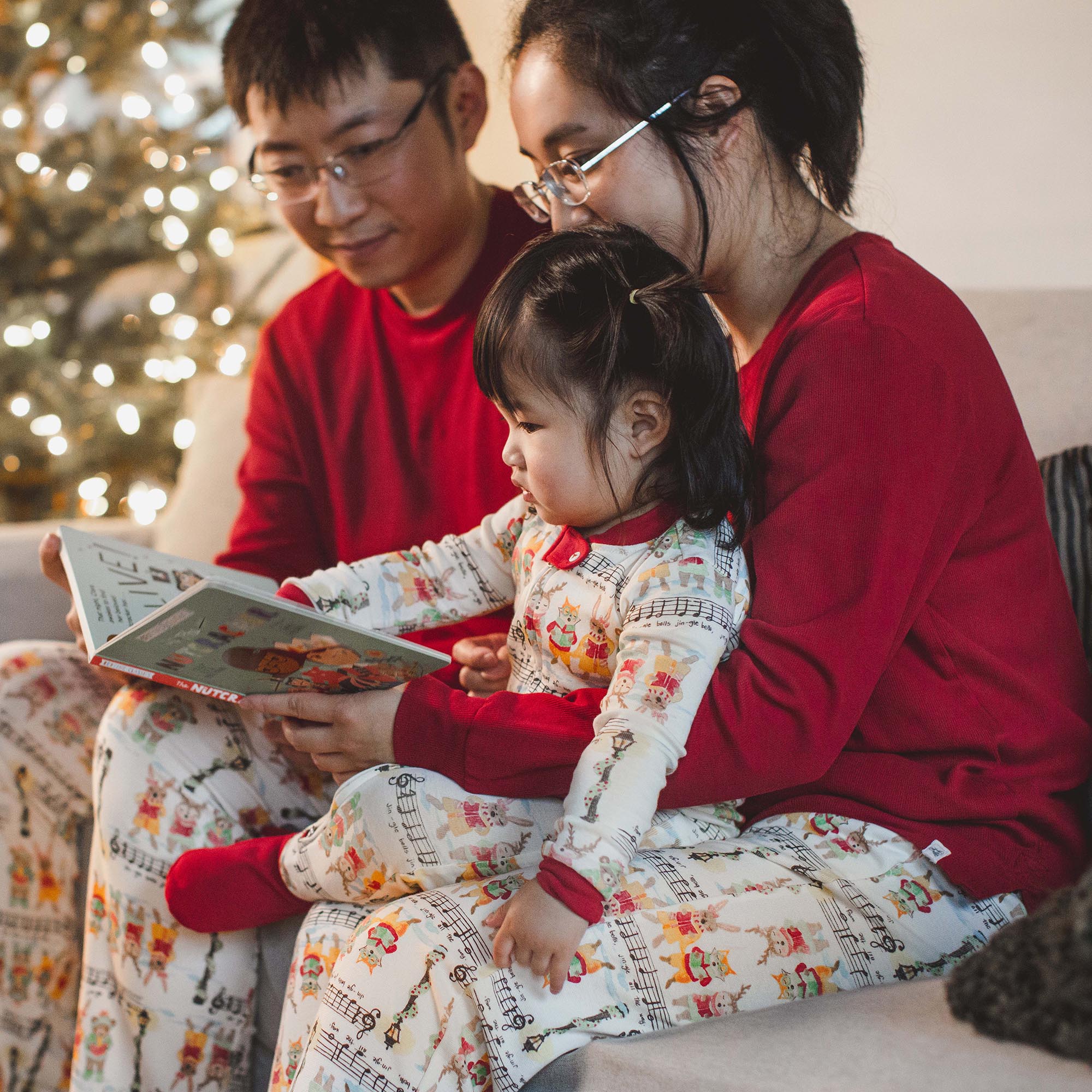 Sweet Carolers Matching Family Pajamas