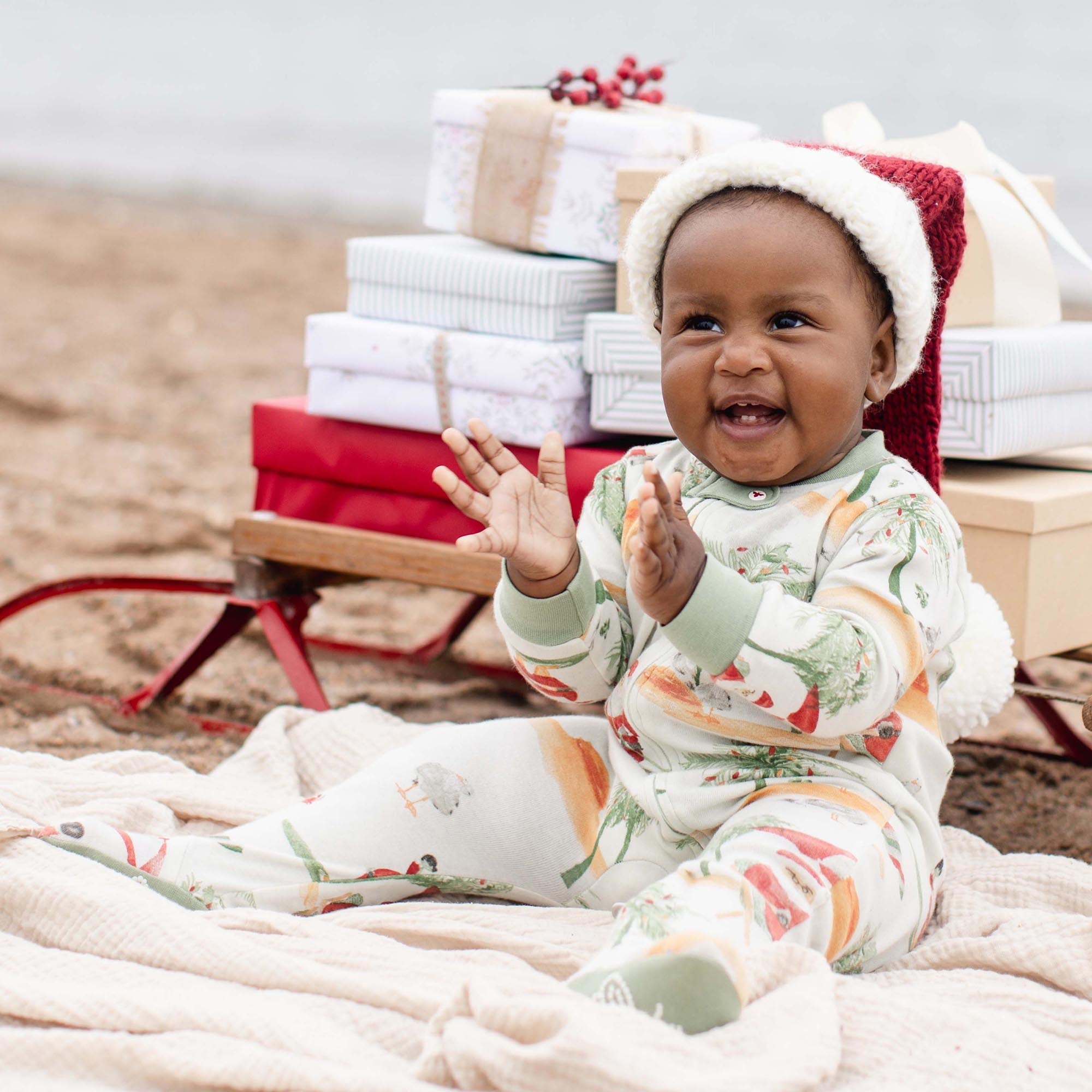 Surfin Santa Matching Family Pajamas