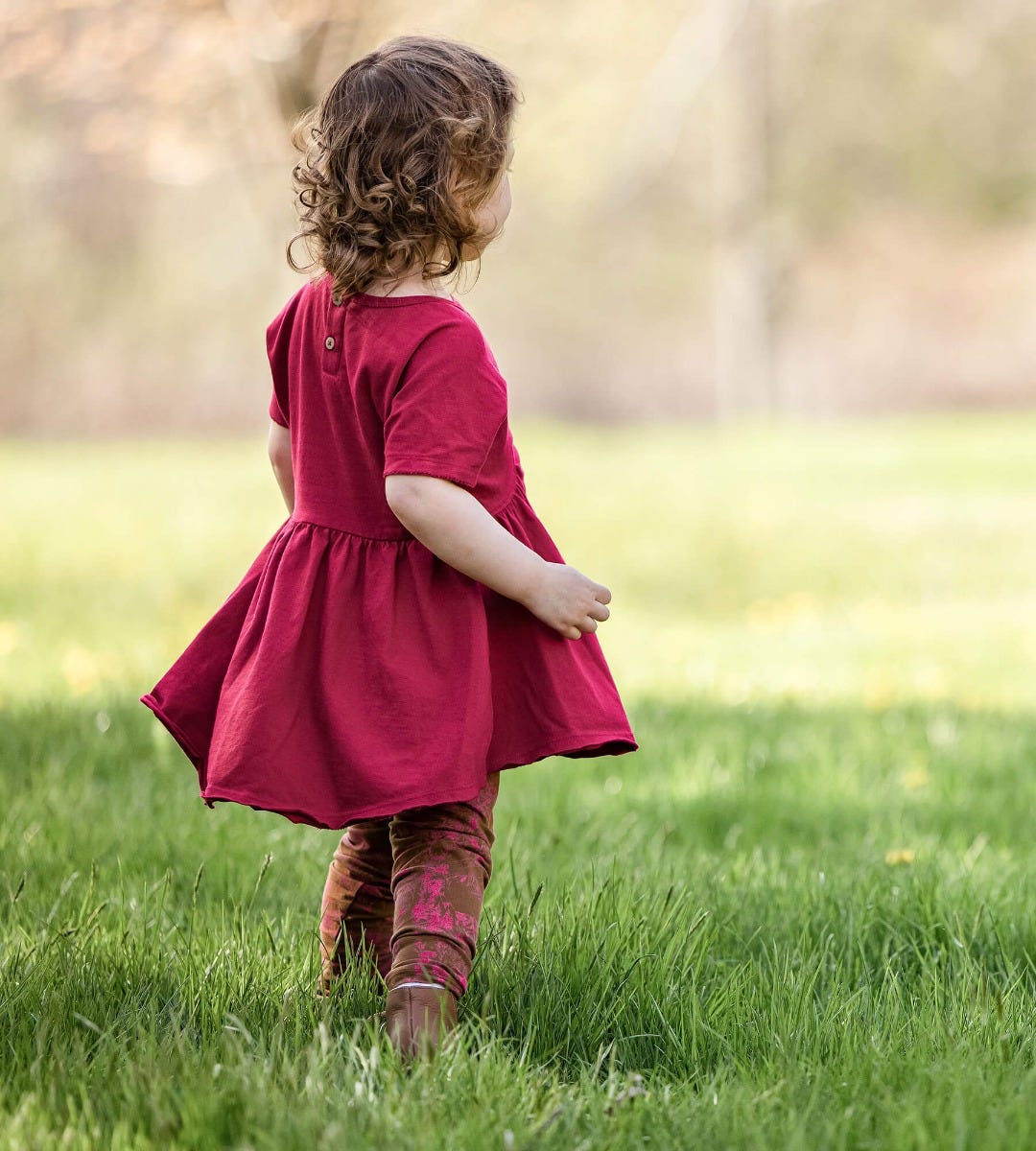 Valley Flowers Organic Girl Set